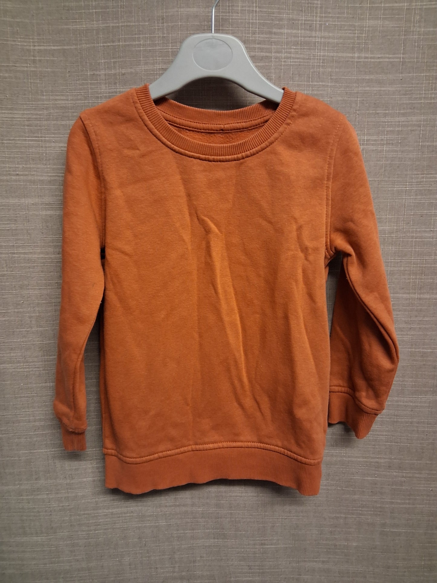 George Boys Burnt Orange Sweater Long Sleeve Age 3-4 Years