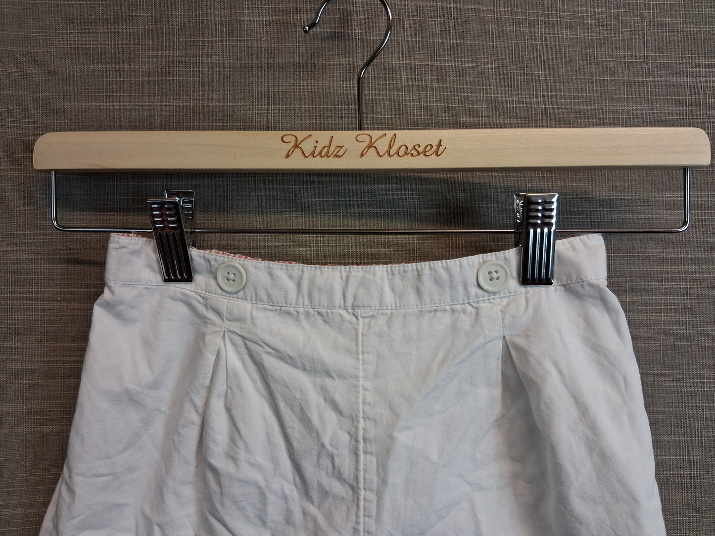 George Girls White Shorts Age 7-8 Years