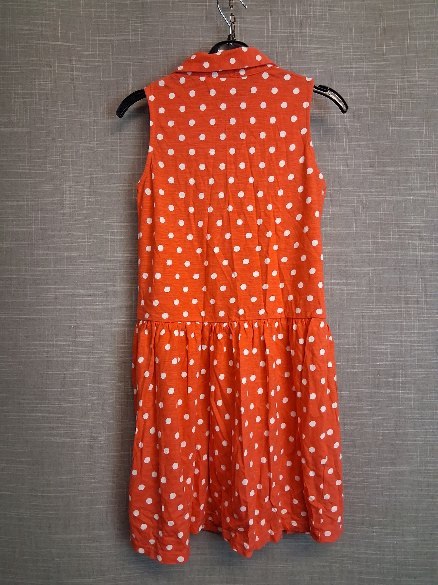 Next Girls Red Spotty Sleeveless Dress Age 9 Years