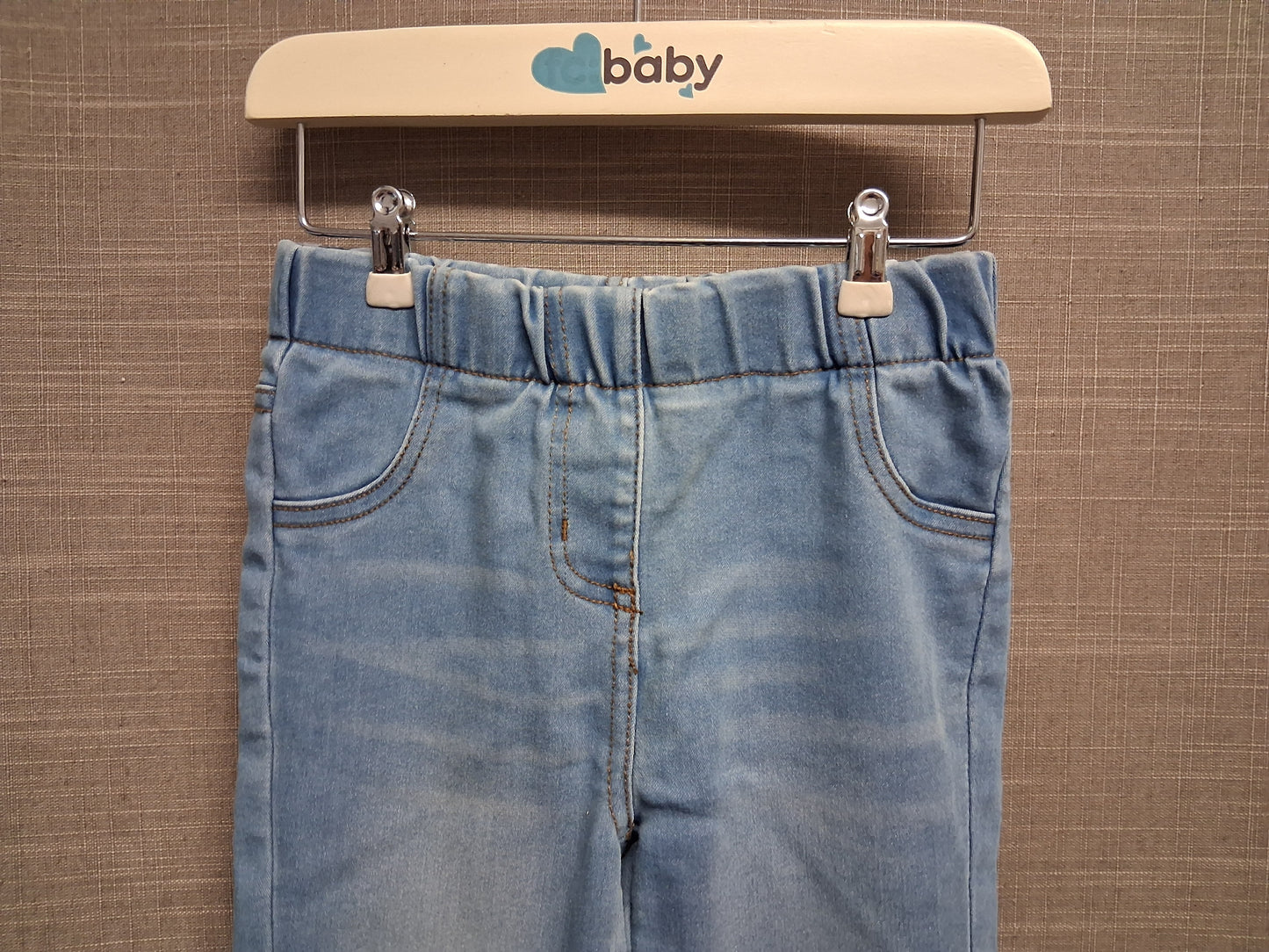 Next Girls Jegging Jeans Light Blue Age 2-3 Years