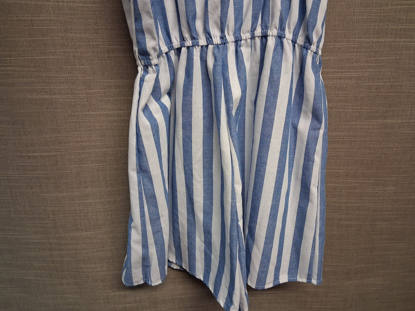 Shein Girls Blue White Striped Playsuit Age 14 Years