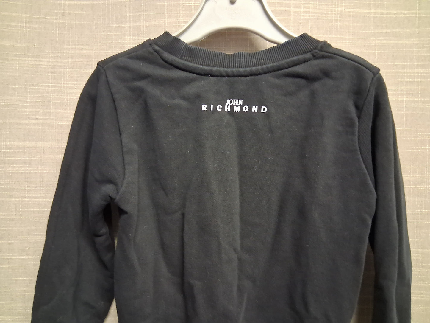 John Richmond Black Crew Neck Sweater Long Sleeve Age 2 Years