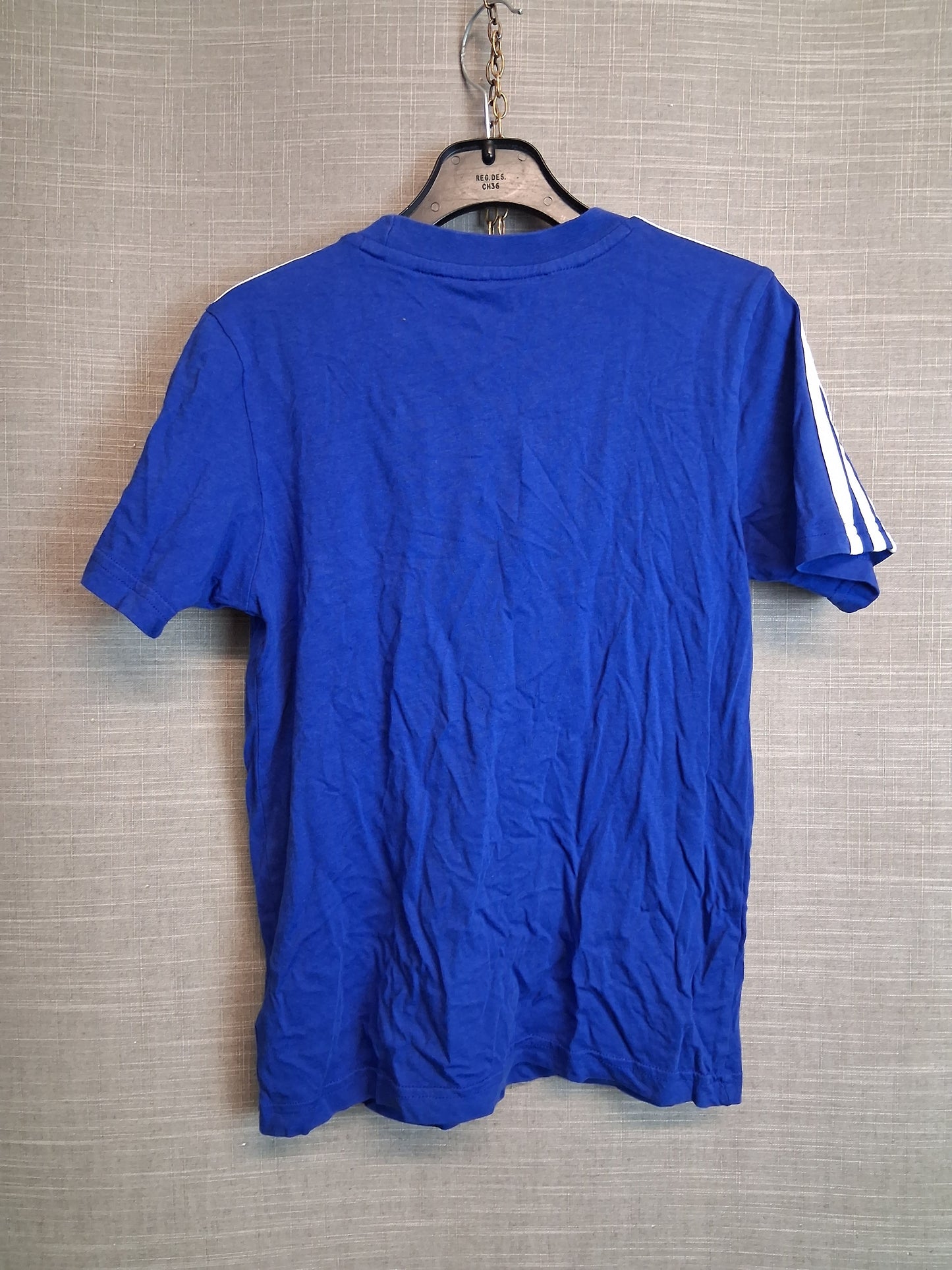 Adidas Boys Blue Short Sleeve T-Shirt Age 9-10 Years