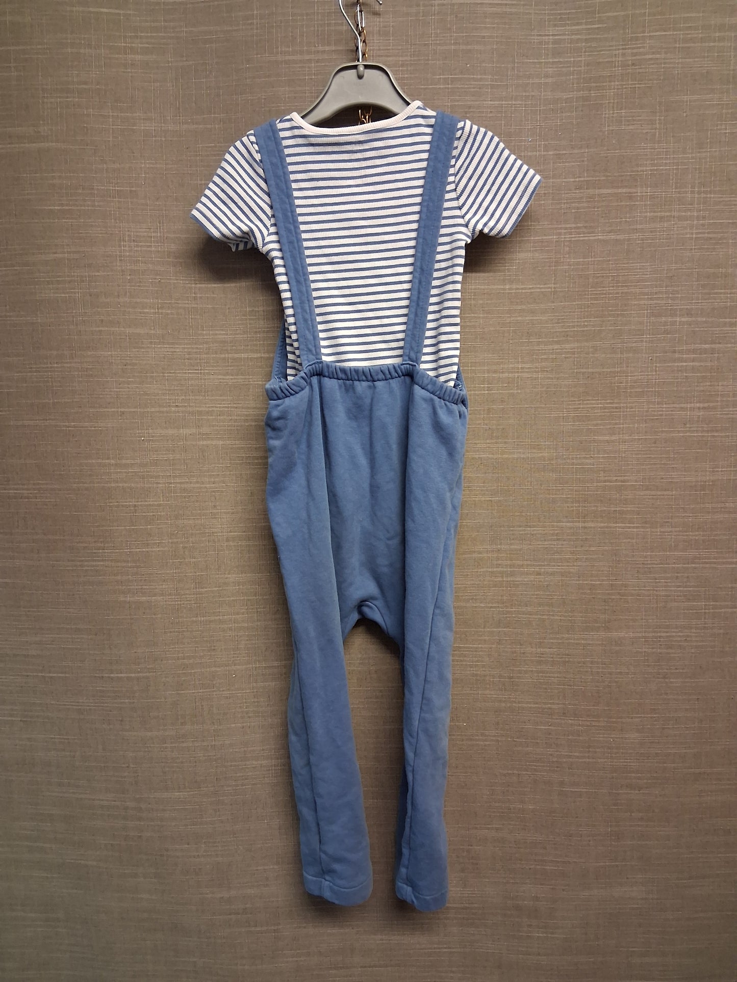 Marks & Spencer Peter Rabbit Boys 2 Piece Outfit Dungarees Short Sleeve Bodysuit Age 2-3 Years