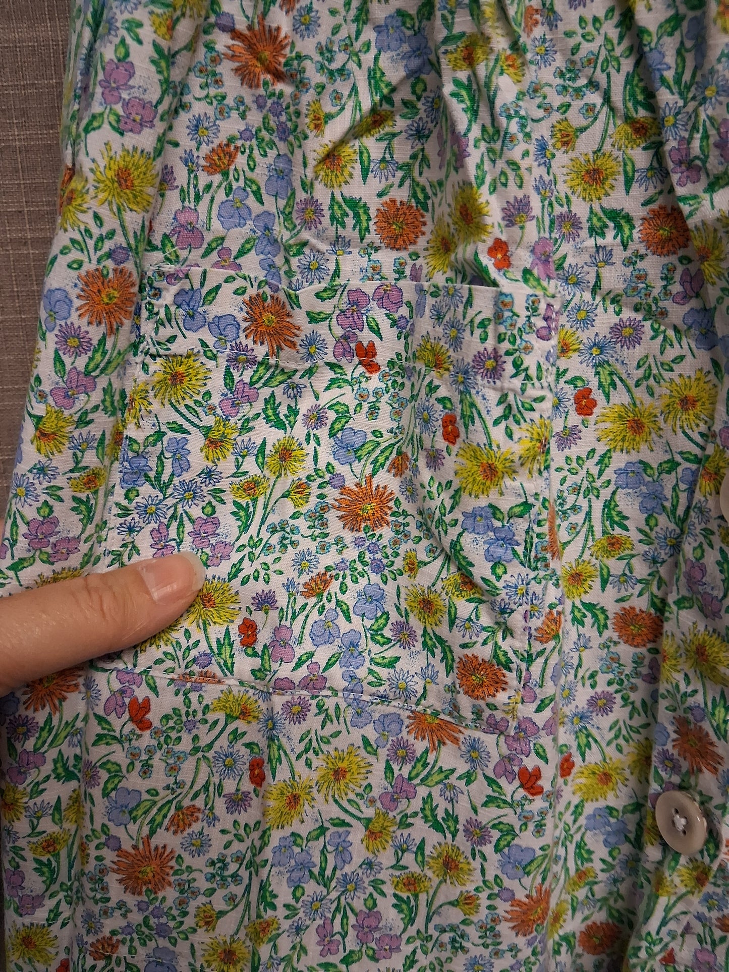Next Girls Multicolour Floral Sleeveless A Line Dress Age 2-3 Years