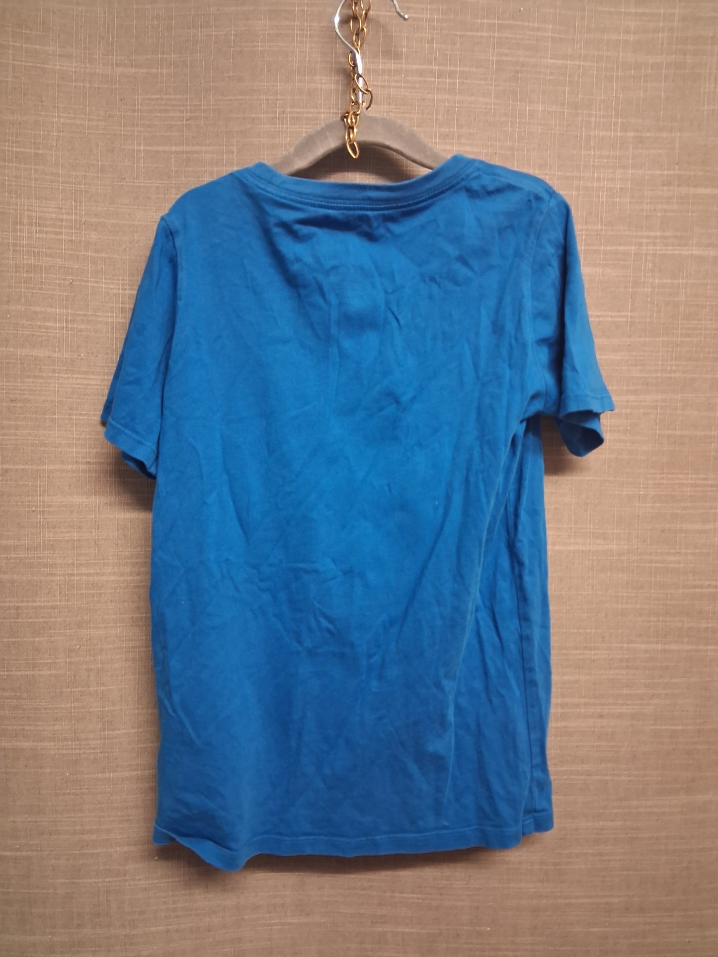 Nike T-Shirt Boys Blue Short Sleeve Graphic Age 6-8 Years