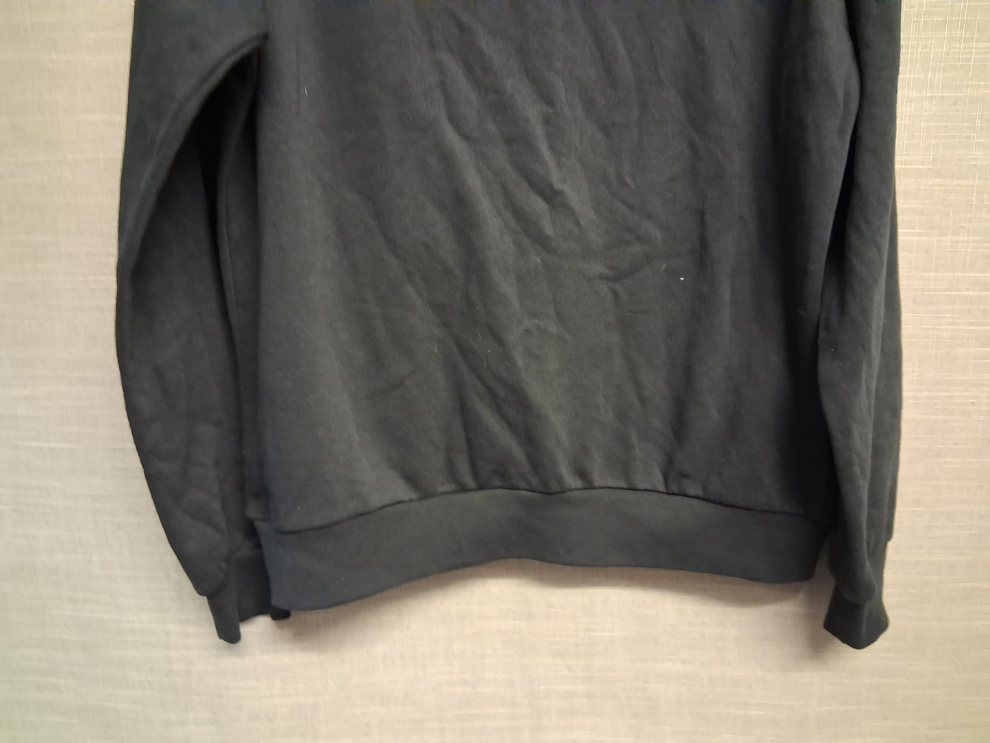 H&M Boys Basic Crew Neck Sweater Jumper Black Age 14-15 Years