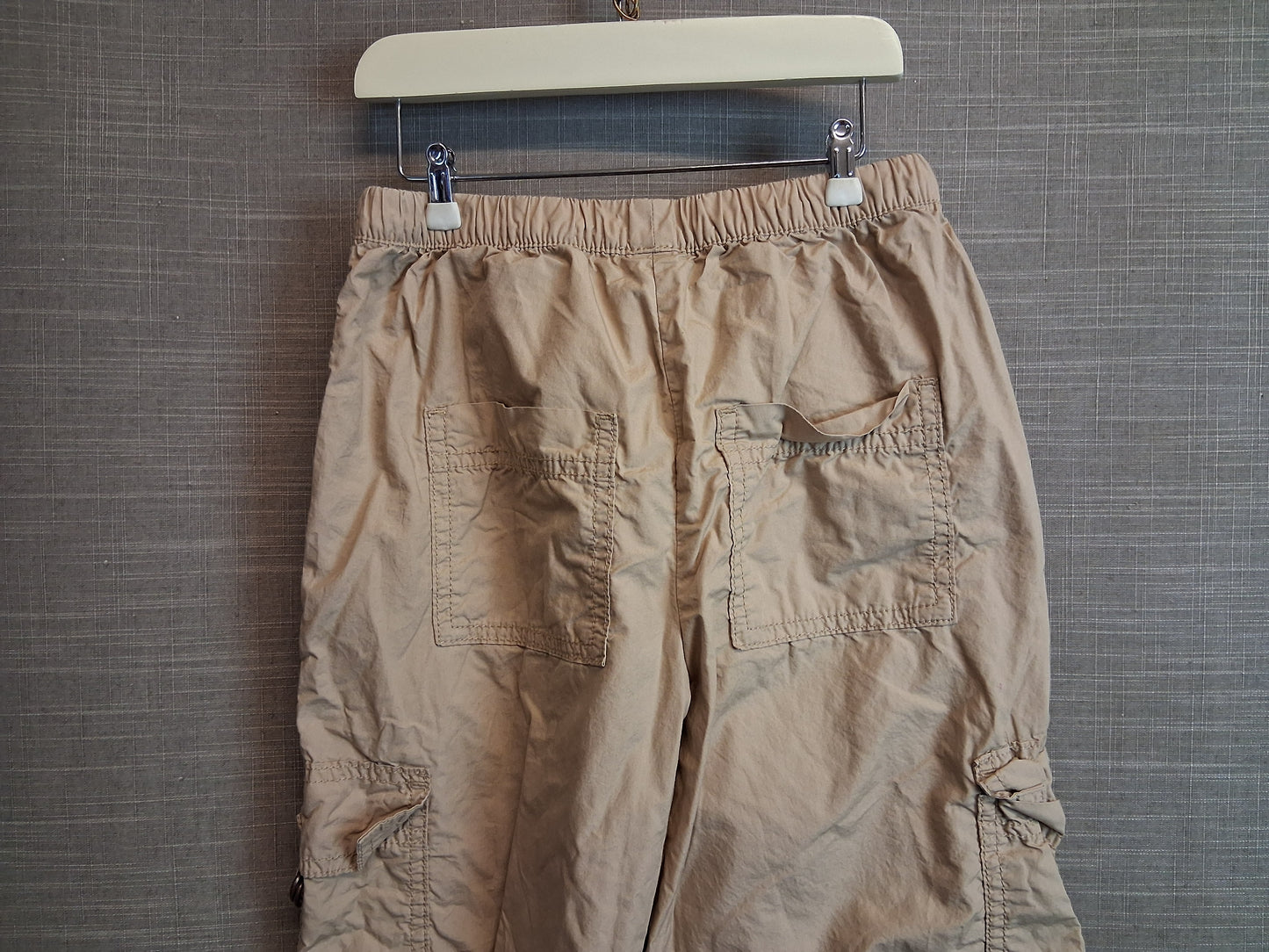 Next Girls Beige Lined Cargo Trousers Age 7 Years