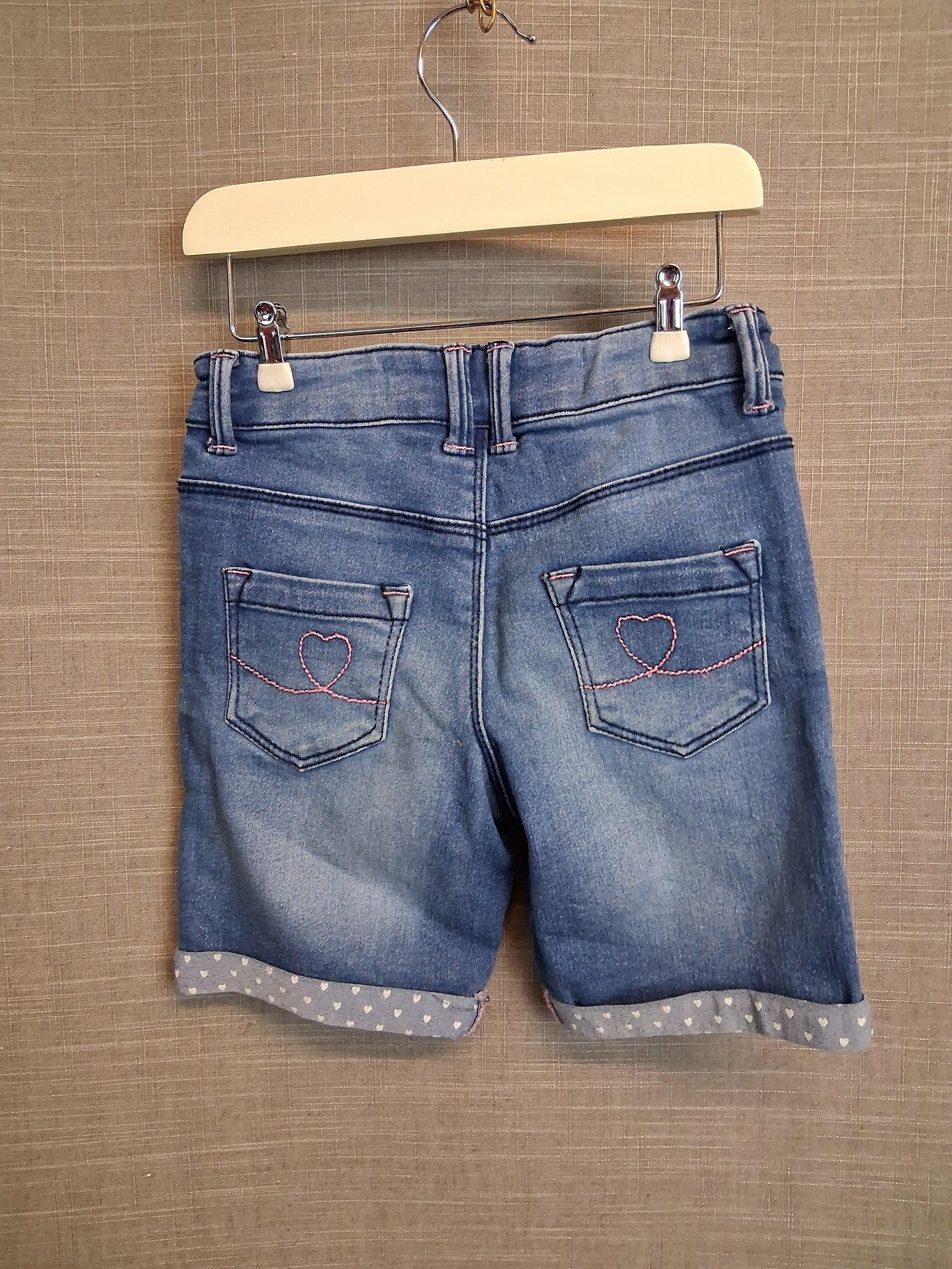 Primark Girls Blue Denim Shorts Age 4-5 Years