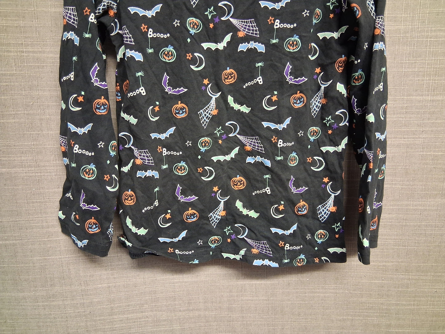 Nutmeg Halloween 'Fab-boo-lous' Boys Long Sleeve T-Shirt Black Age 5-6 Years