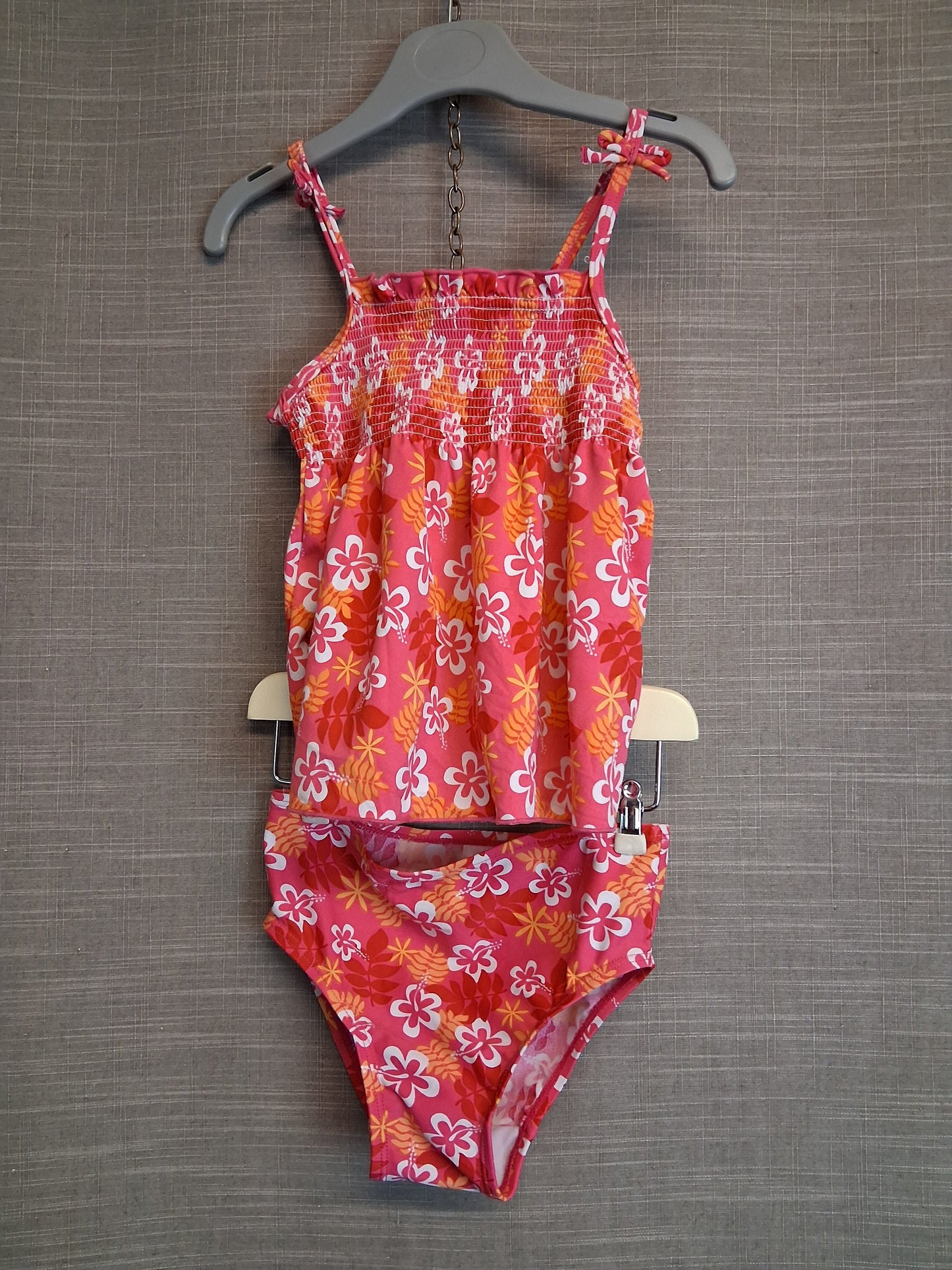 Matalan Girls Bikini Set 2 Piece Pink Floral Age 4-5 Years