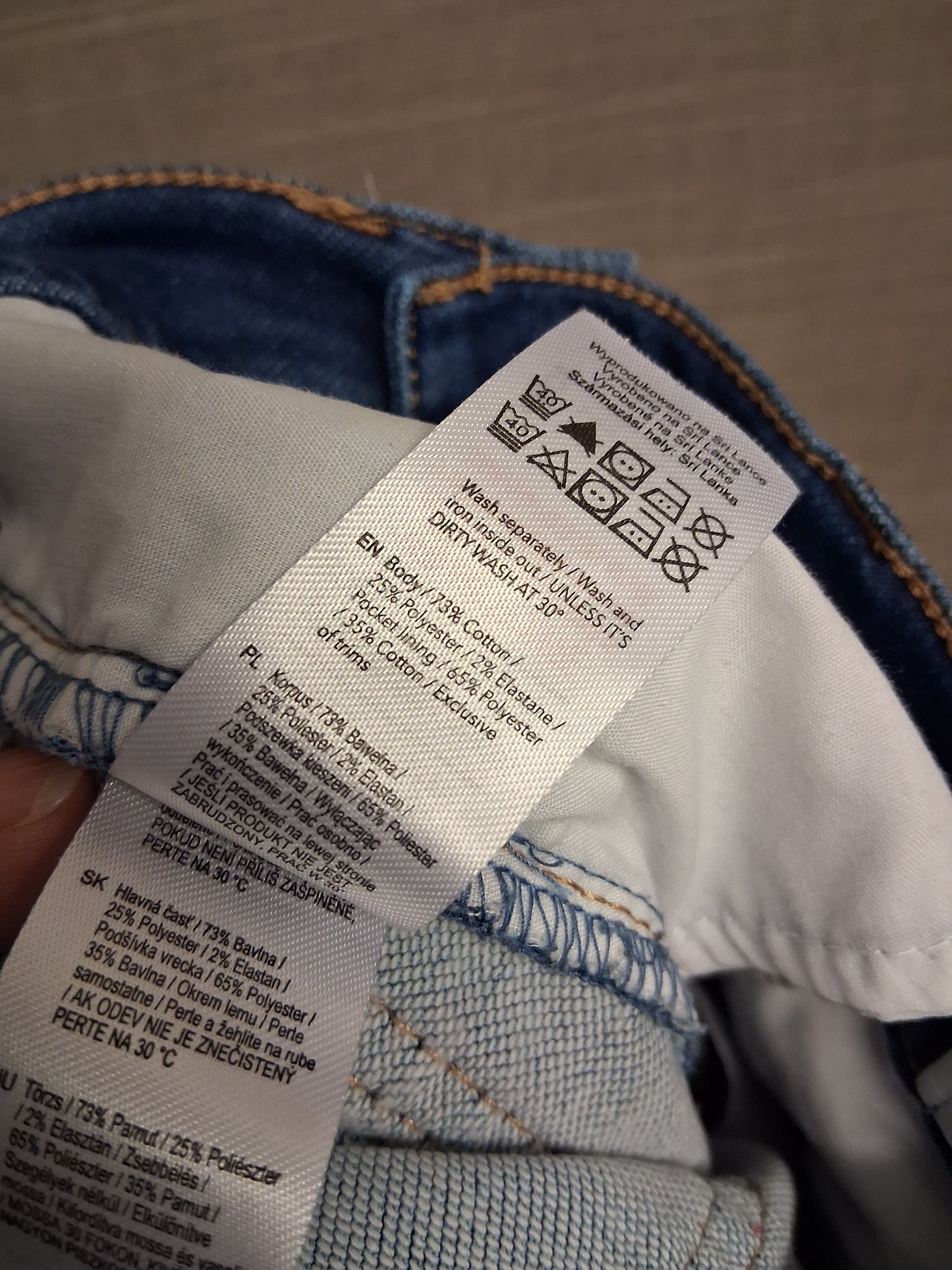 F&F Boys Dark Blue Skinny Jeans Age 2-3 Years