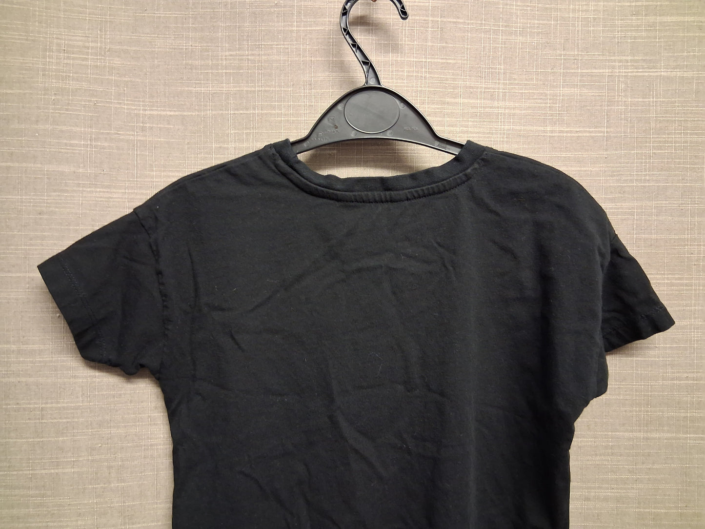 George Girls Halloween 2 way Sequin Pumpkin Black T-Shirt Age 6-7 Years
