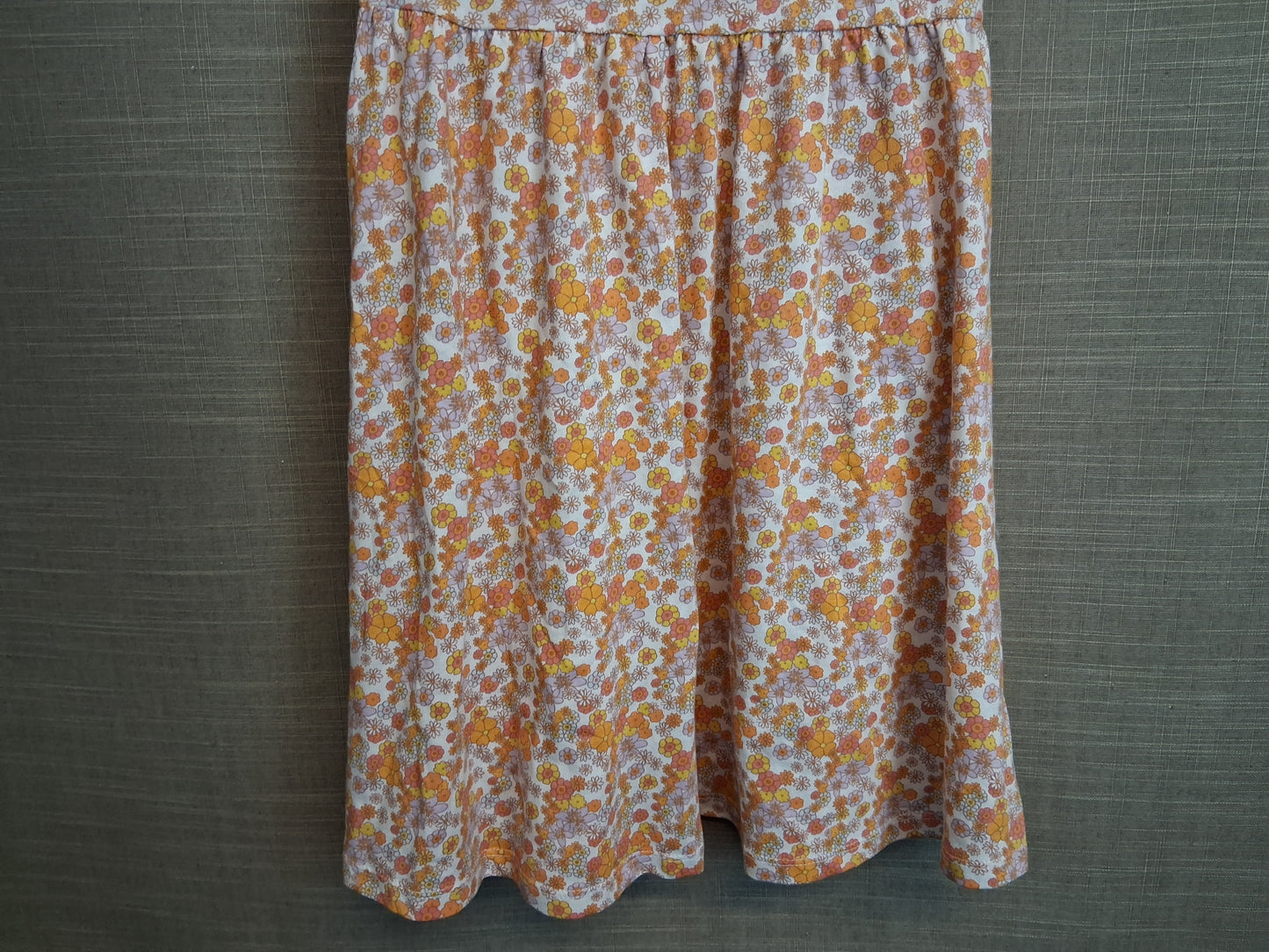 TU Girls Yellow Floral Dress Sleeveless Jersey Age 10 Years