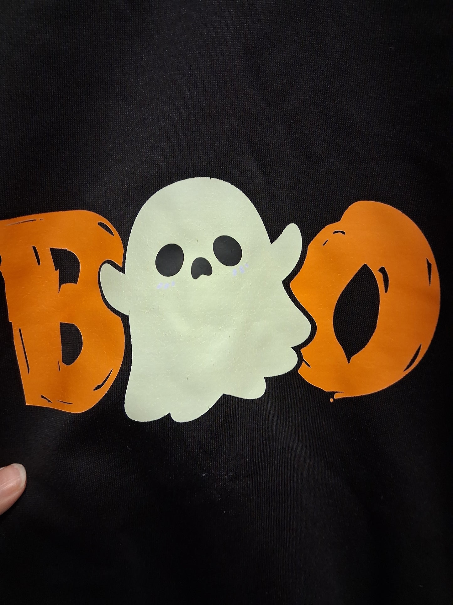 Shein Halloween 'Boo' Sweater Black Age 6 Years