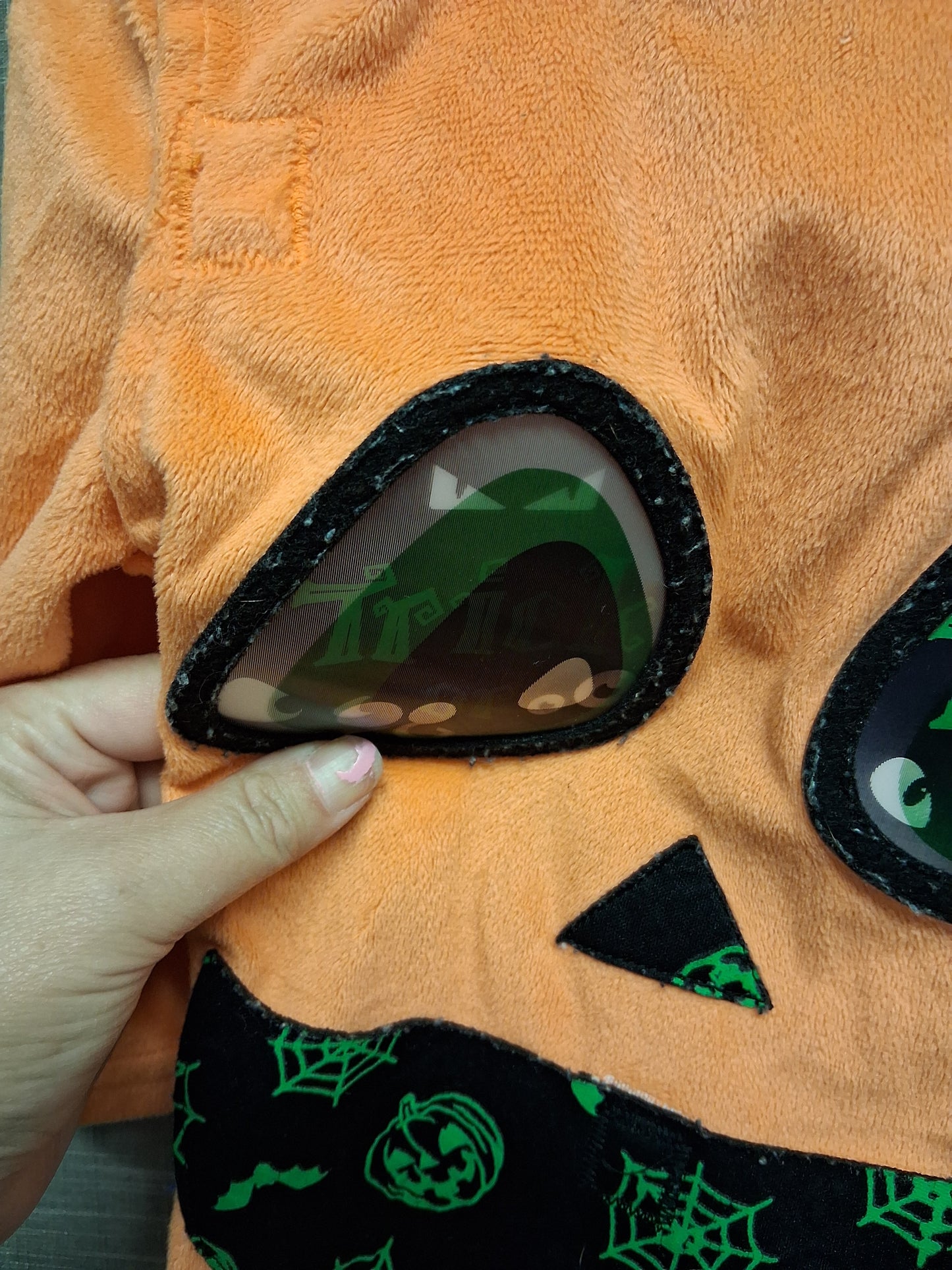 George Halloween Pumpkin One Piece Costume Orange Age 12-18 Months