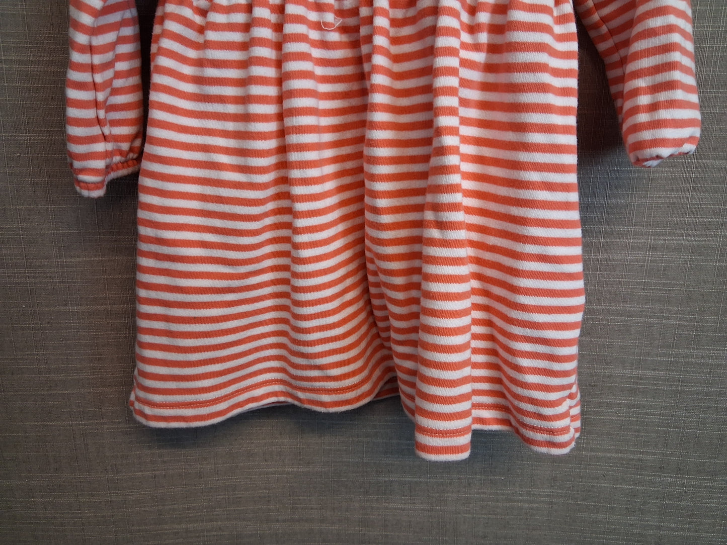 Marks & Spencer Pink Stripe Jumper Dress Age 6-9 Months