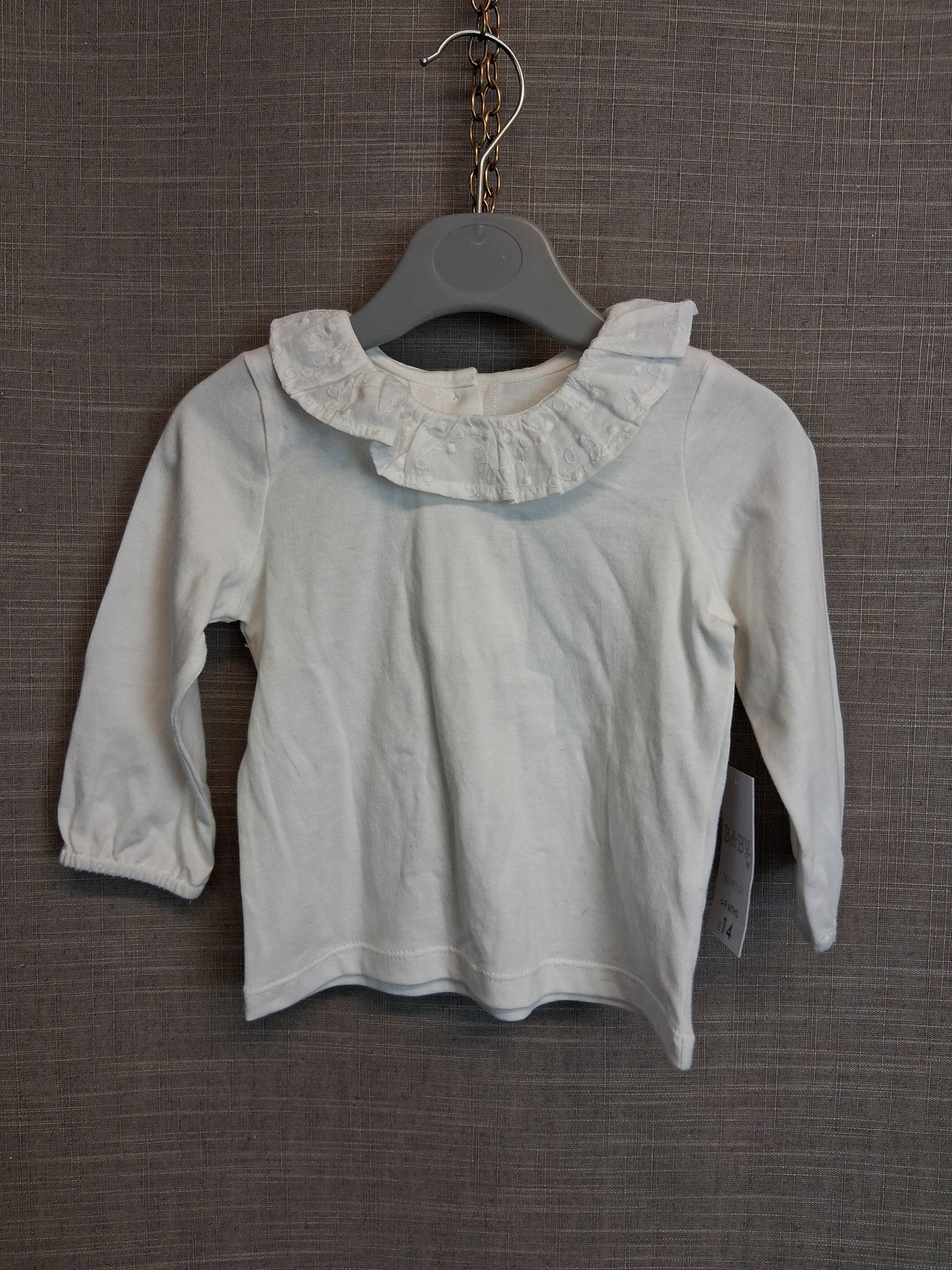 Matalan Girls Long Sleeve Top Age 6-9 Months New