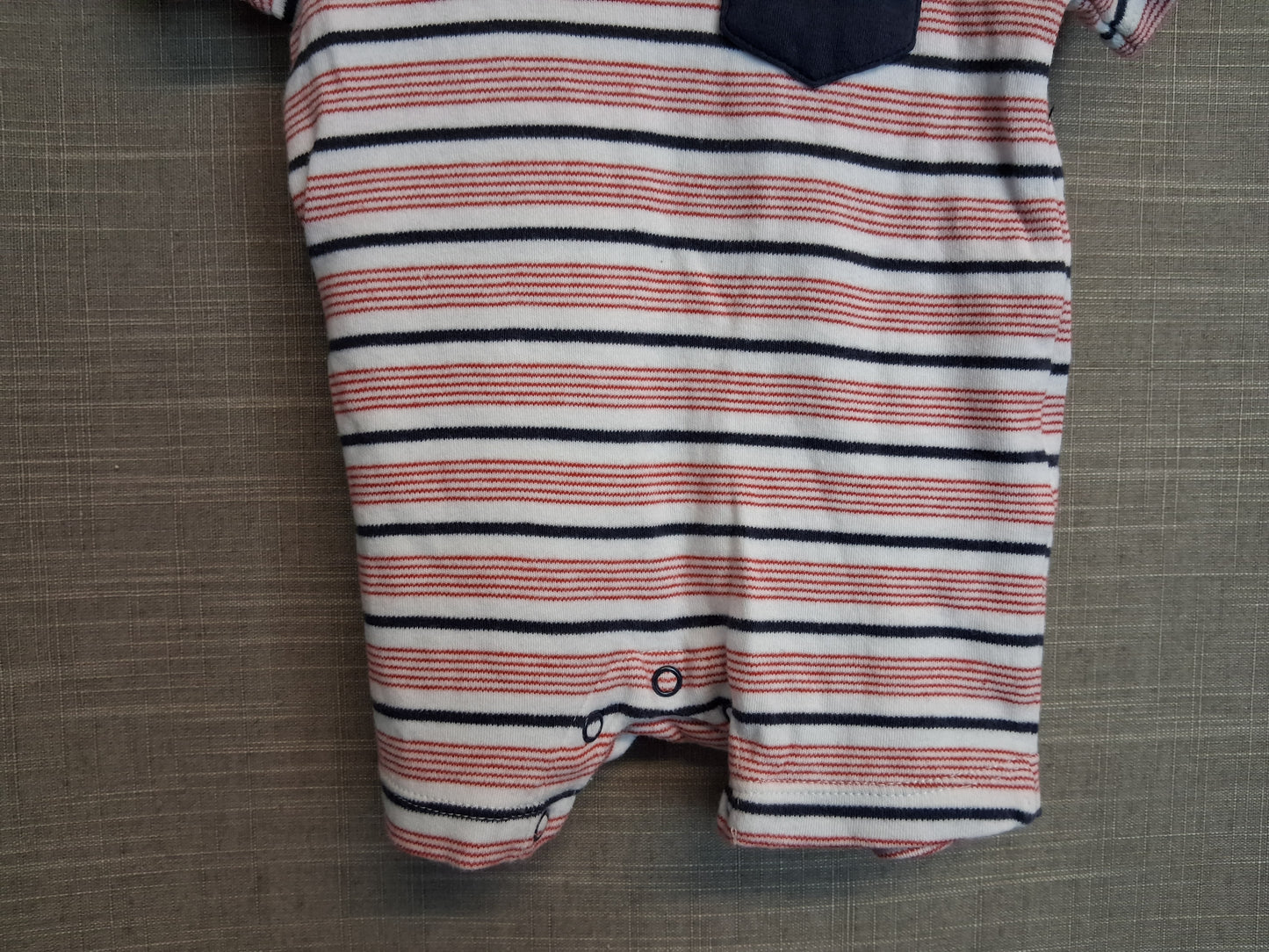 Matalan Boys Multicolour Stripe Jersey Romper Age Newborn