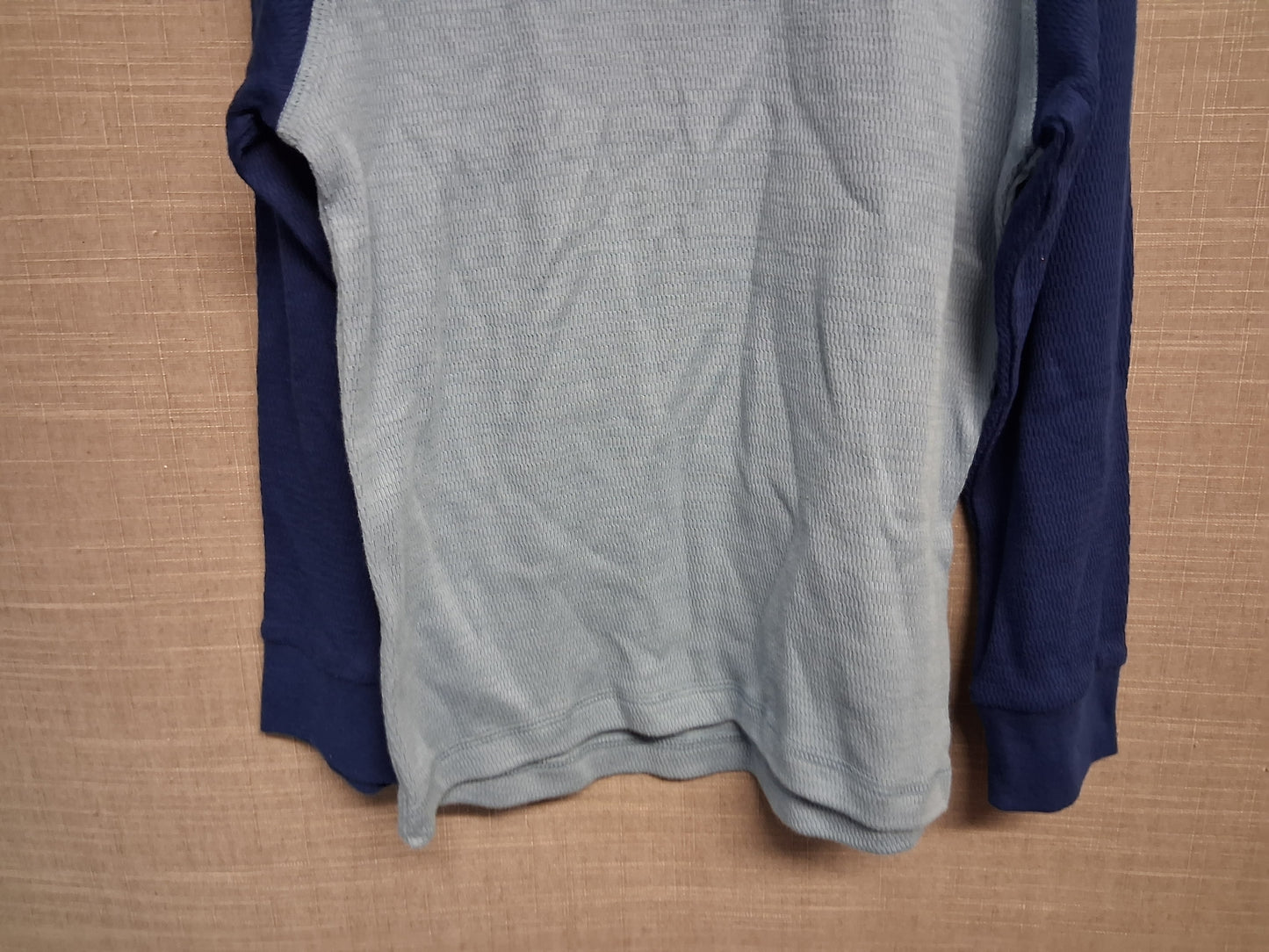 Next Boys Blue 2 Tone Long Sleeve Jersey T-Shirt Age 5-6 Years New