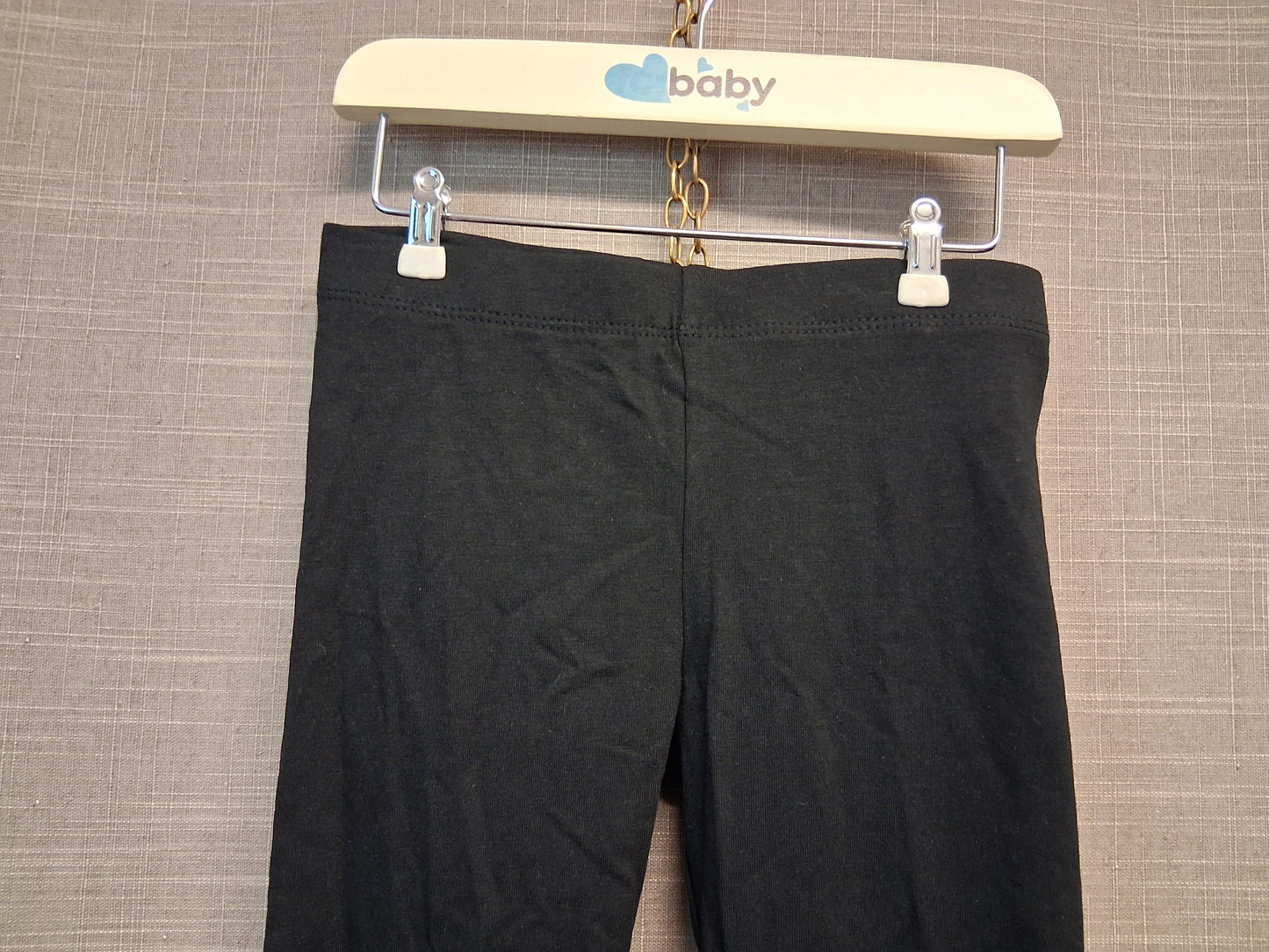 Girls Black Leggings Age 5-6 Years