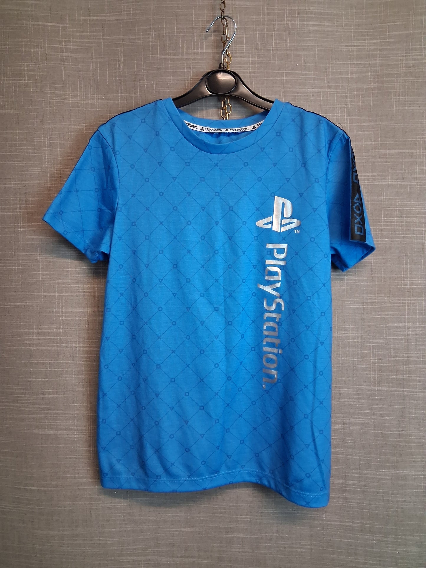 George PlayStation Boys Blue Short Sleeve T-Shirt Age 10-11 Years