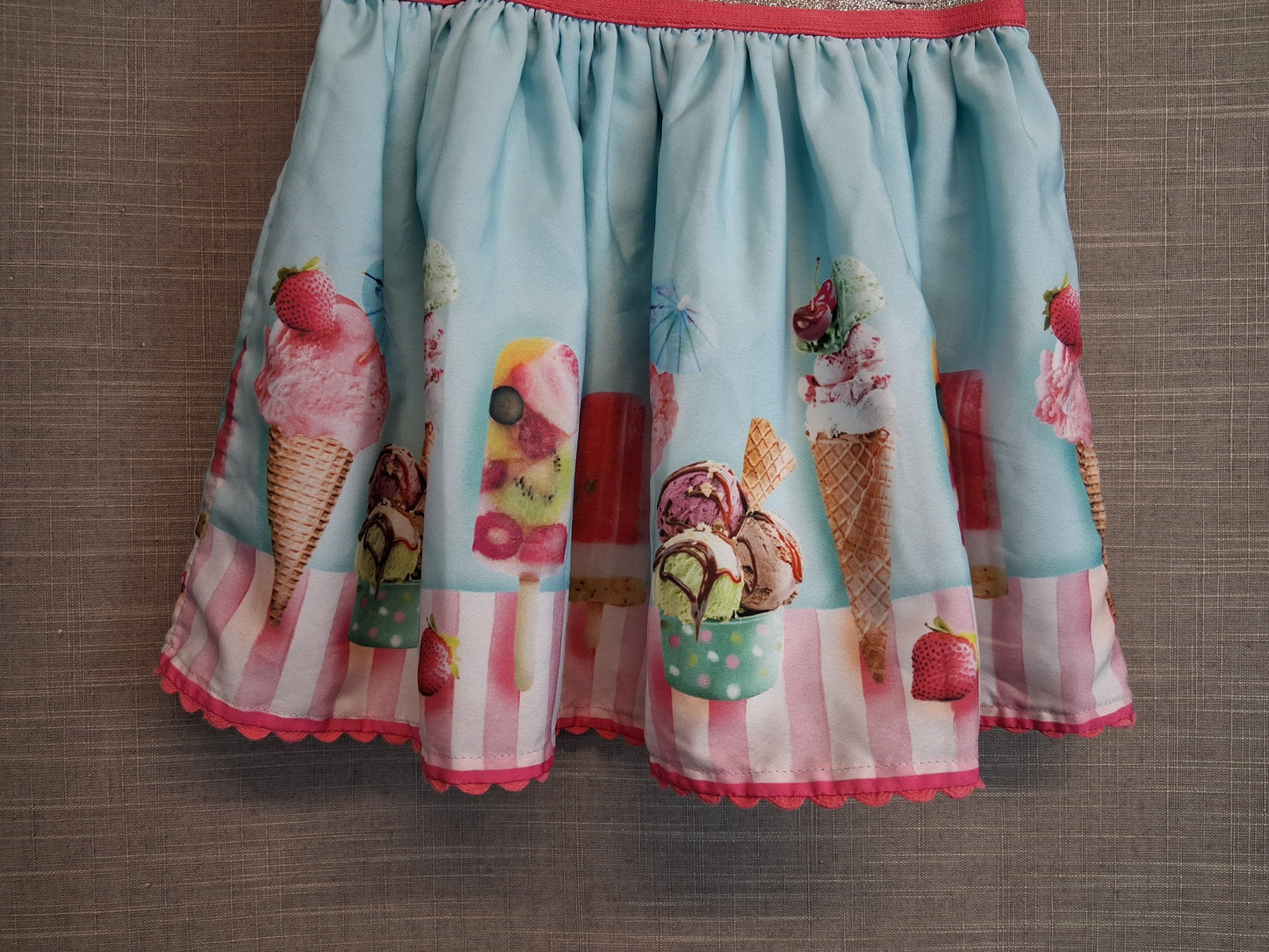 Monsoon Ice Cream Lined Skirt Multicolour Age 3-4 years