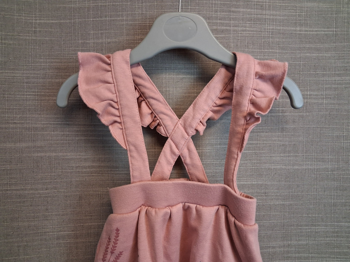 Disney Primark Bambi Pink Pinafore Dress Age 0-3 Months
