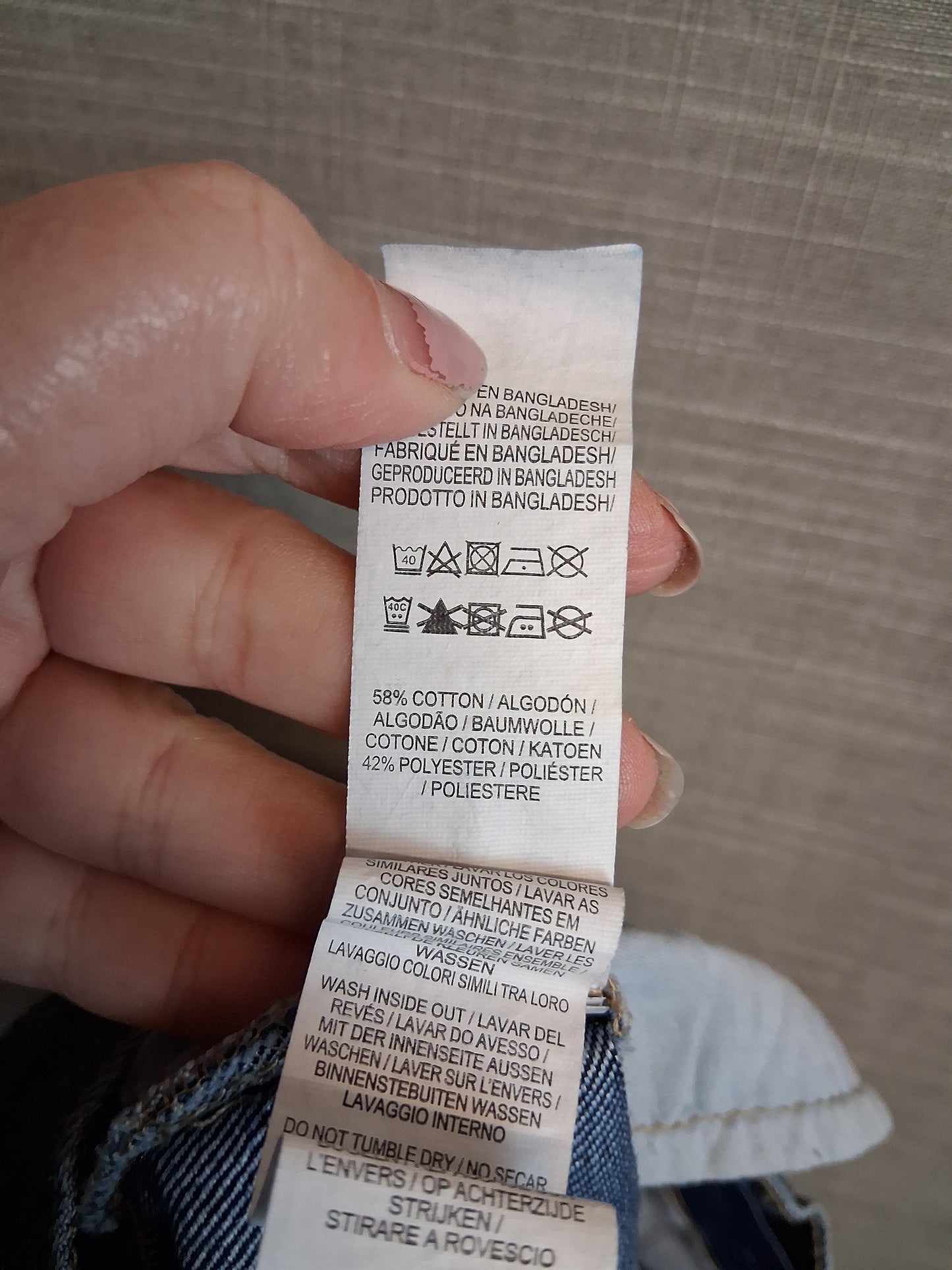 Primark Boys Blue Denim Shorts Age 6-7 Years