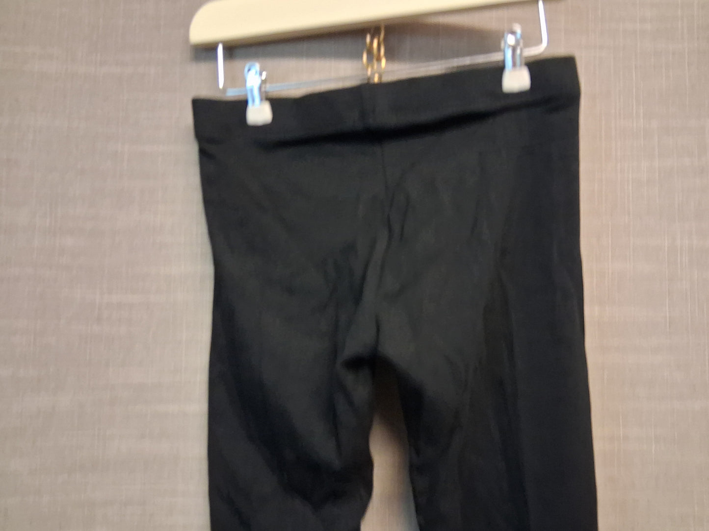 Girls Black Leggings Age 5-6 Years