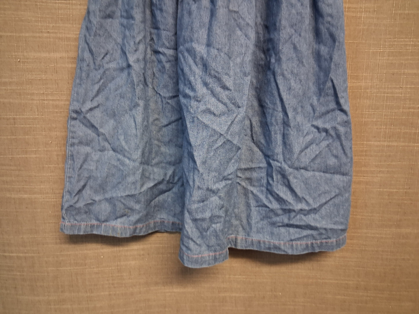 George Girls Denim Blue Dress Short Sleeve Age 5-6 Years