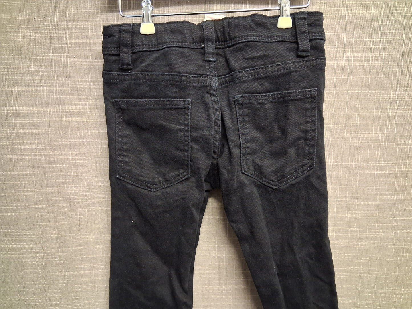 Next Boys Black Skinny Denim Jeans Adjustable Waist Age 3 Years
