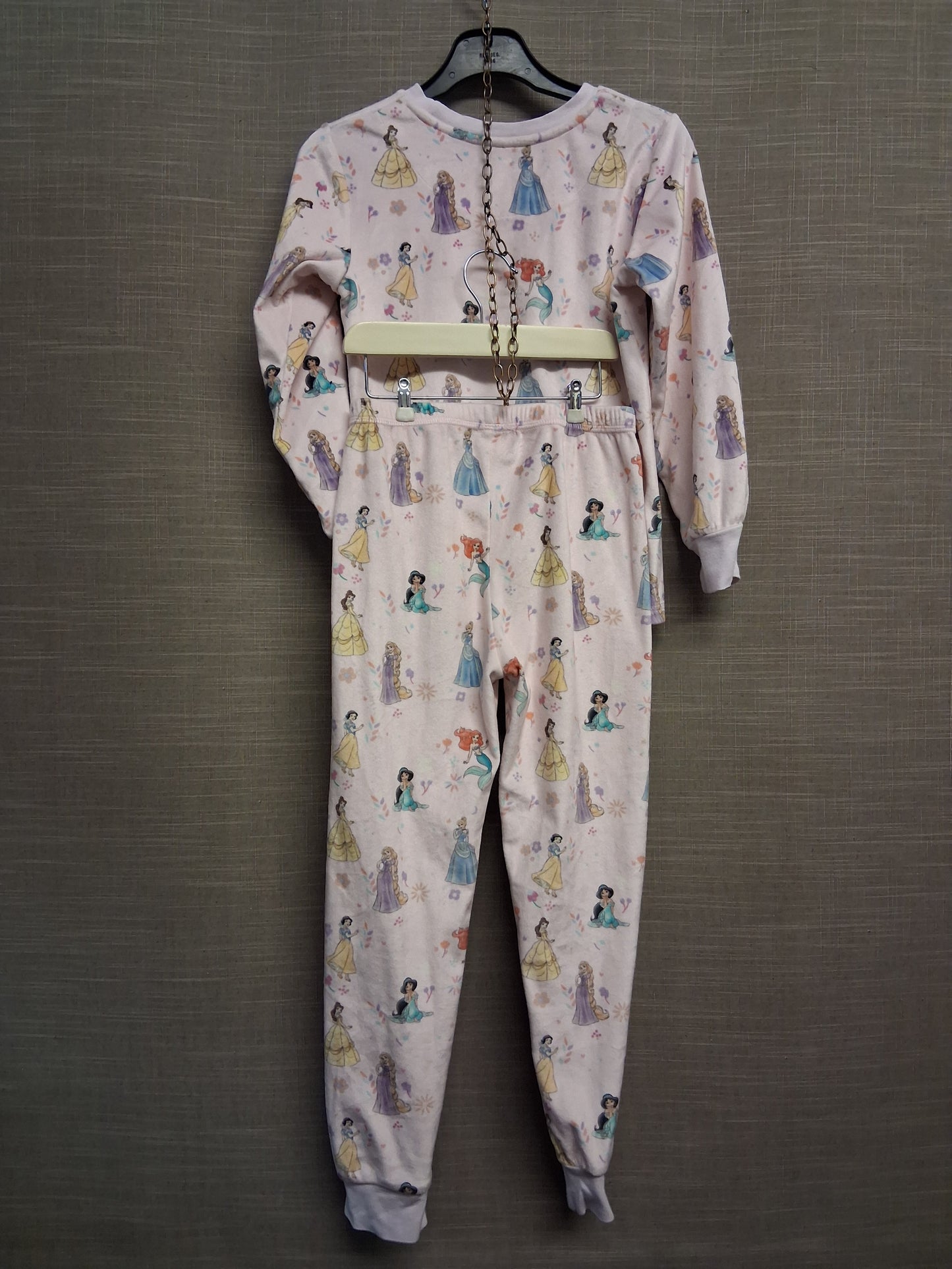 George Disney Princess Soft Plush Pyjamas PJs Age 7-8 Years