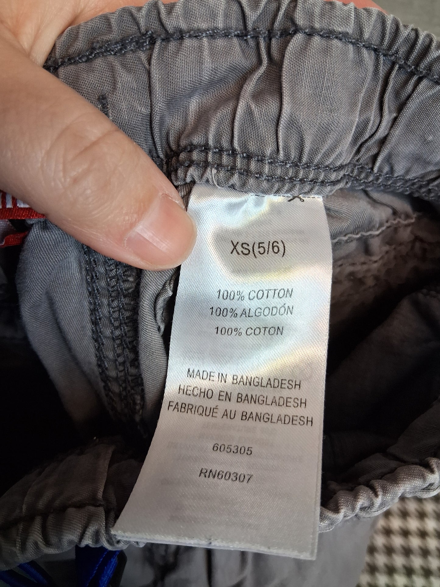 Union Bay Boys Grey Cargo Shorts Age 5-6 Years