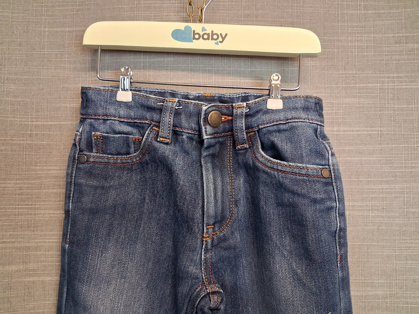 Next Boys Straight Leg Denim Jeans Blue Age 5 Years
