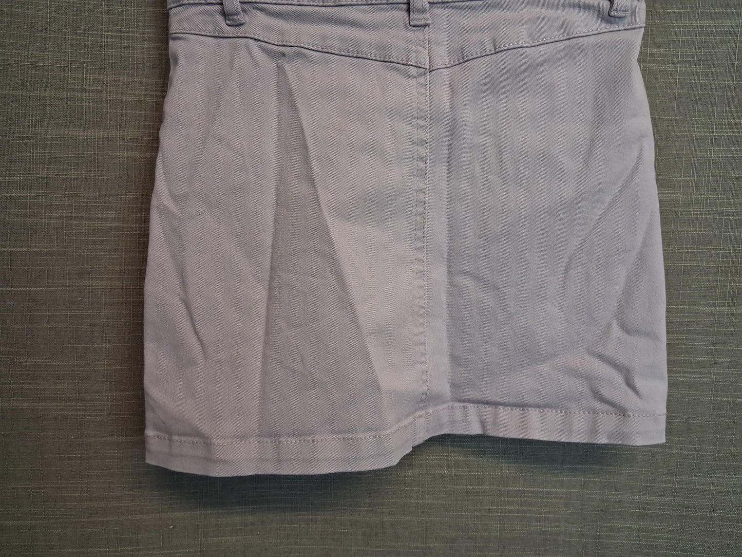 H&M Girls Lilac Denim Skirt Age 7-8 Years