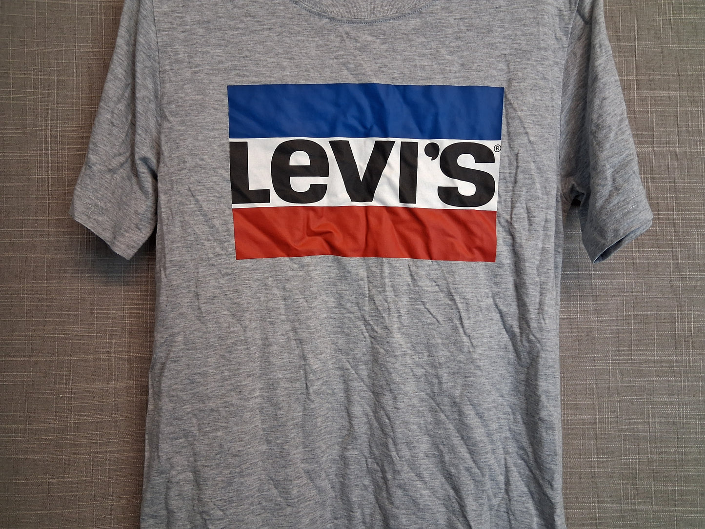 Levi's Boys T-Shirt Grey Graphic Print Age 12 Years