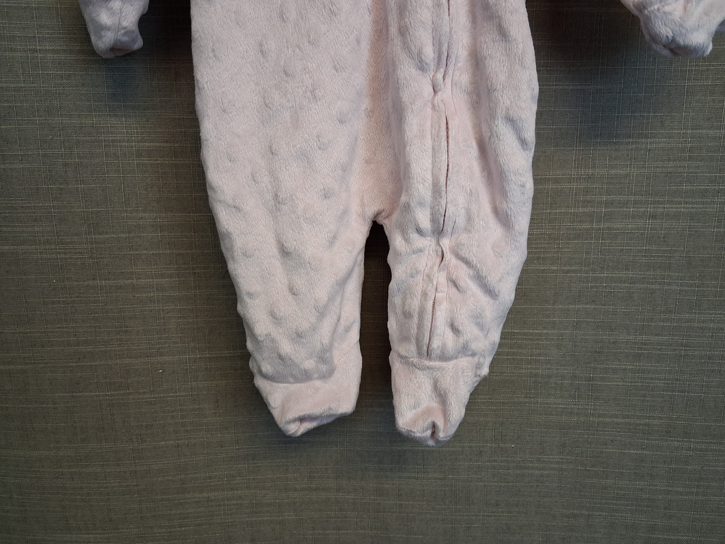George Girls Lightly Padded Pramsuit Age First Size Pale Pink