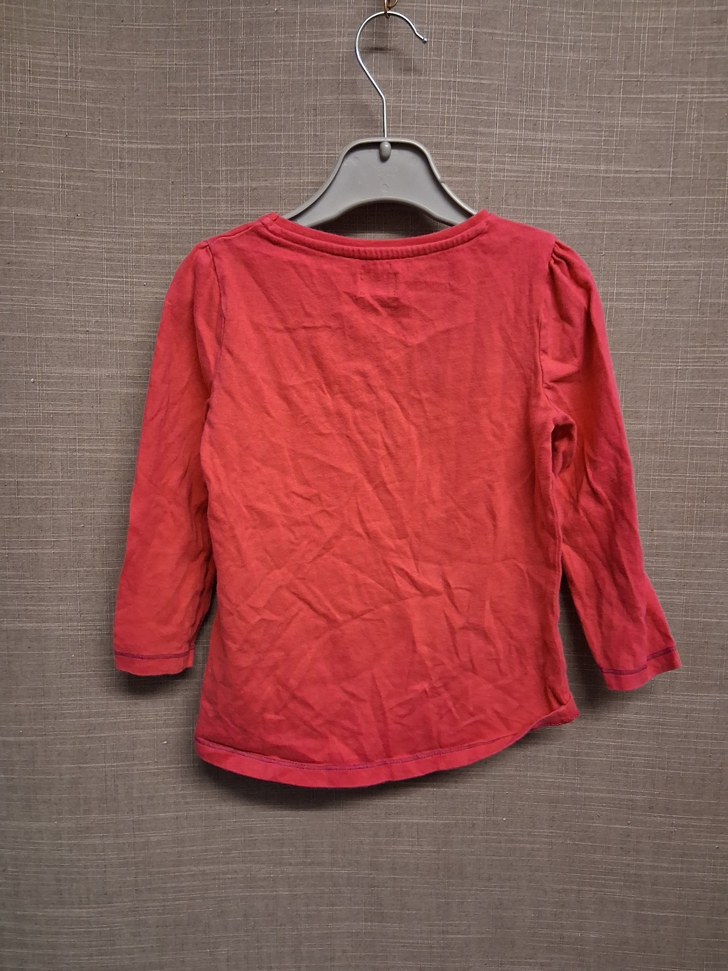 F&F Girls Halloween Pink Long Sleeve T-Shirt Black Cat Age 2-3 Years