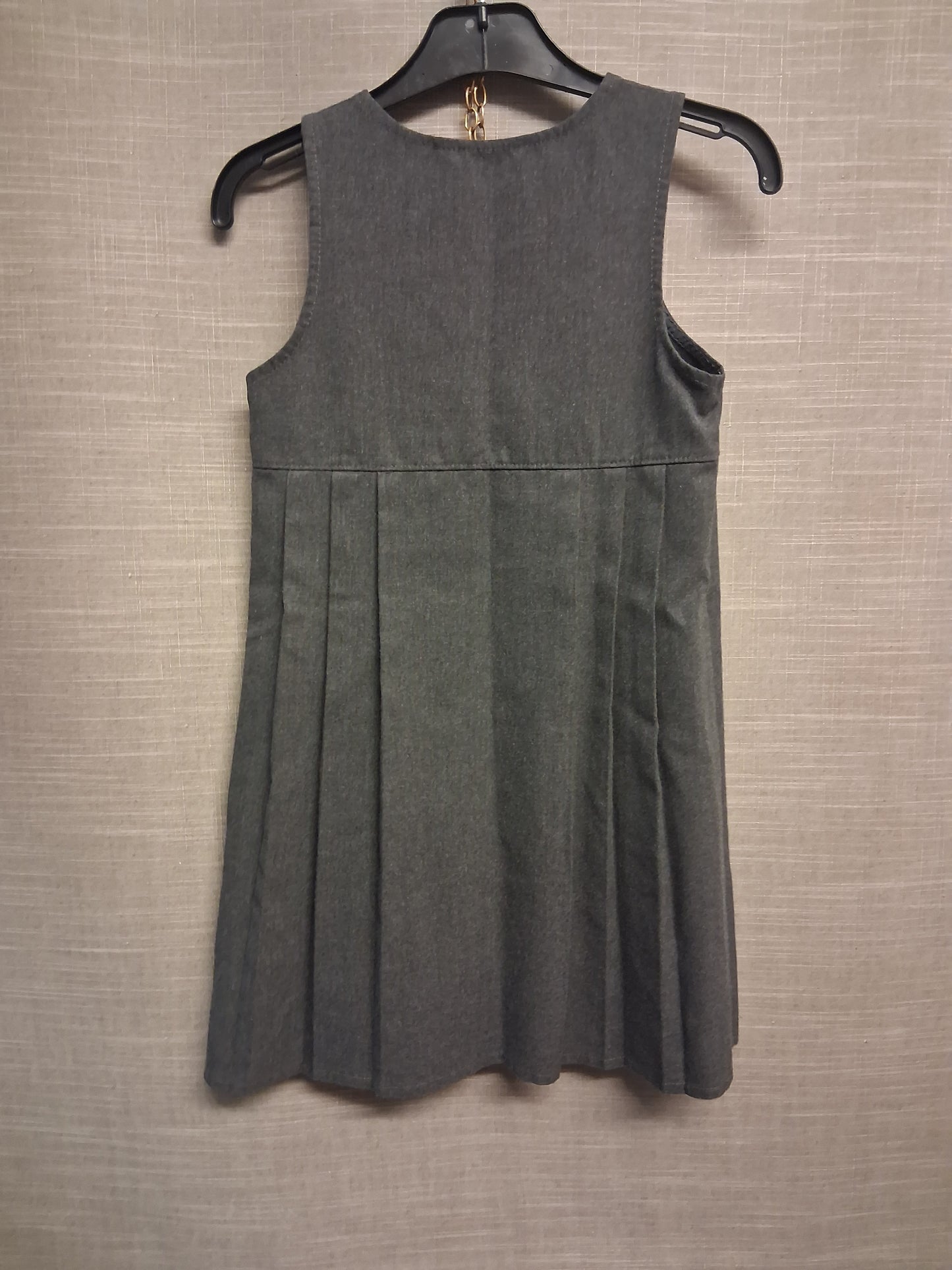 Marks and Spencer Girls Grey Pinafore Dress Age 6-7 Years