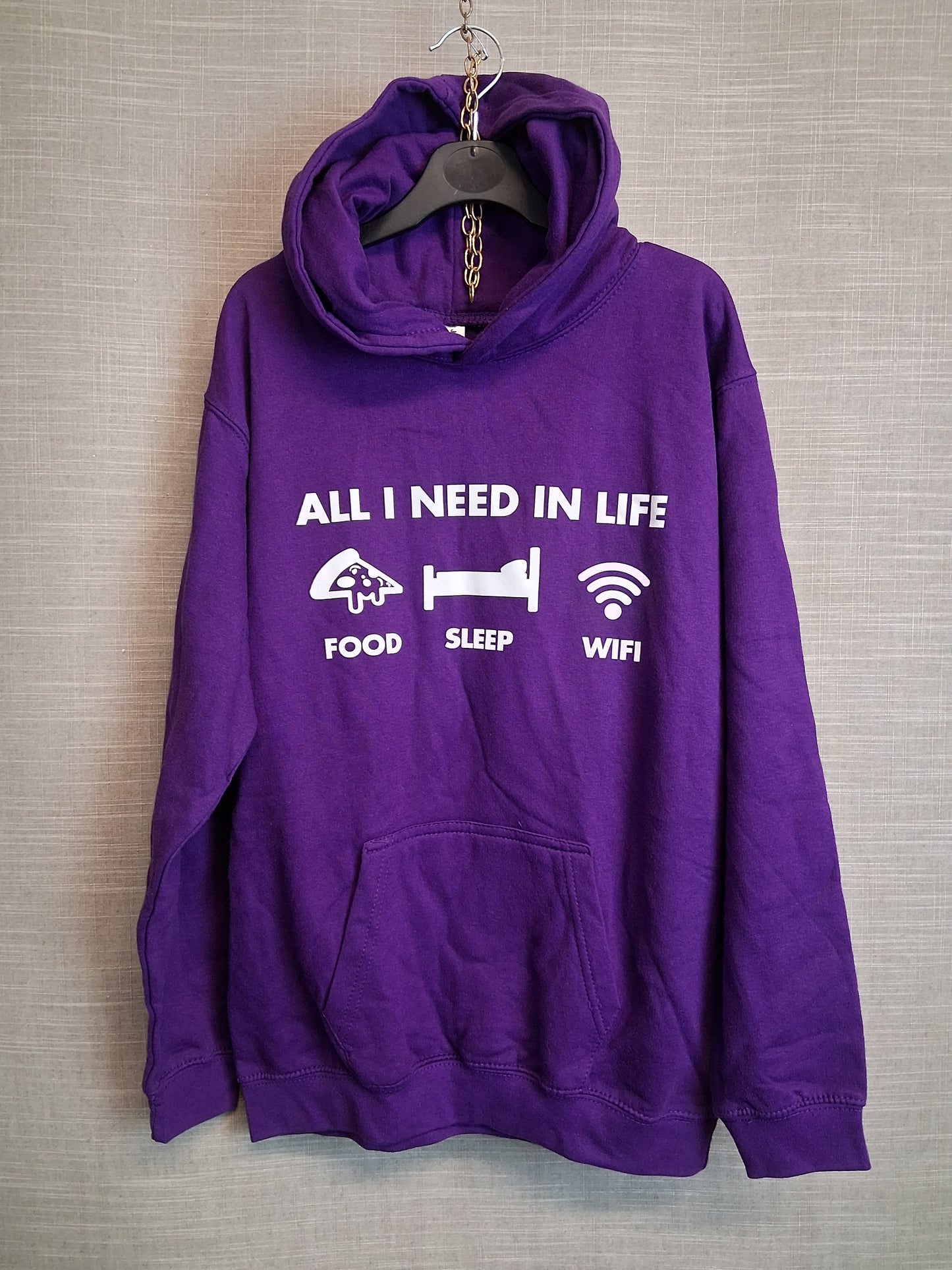 Just Hoods Girls Purple Hoodie Age 12-13 Years New