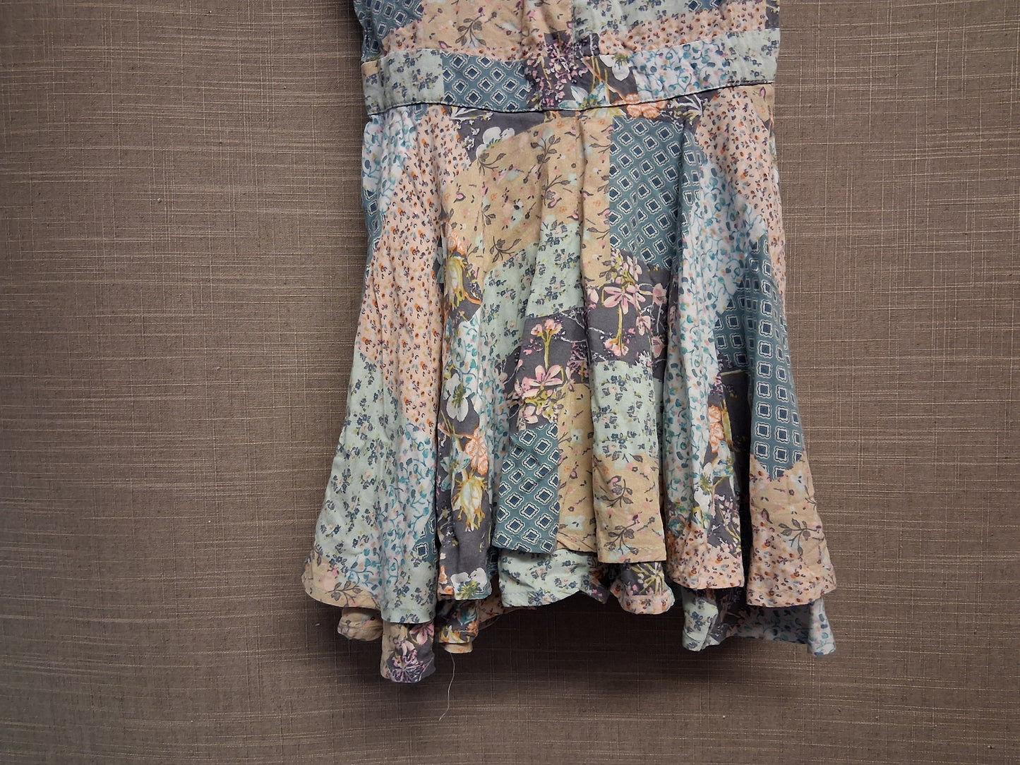 Next Girls Multicolour Floral Patchwork Playsuit Age 3 Years
