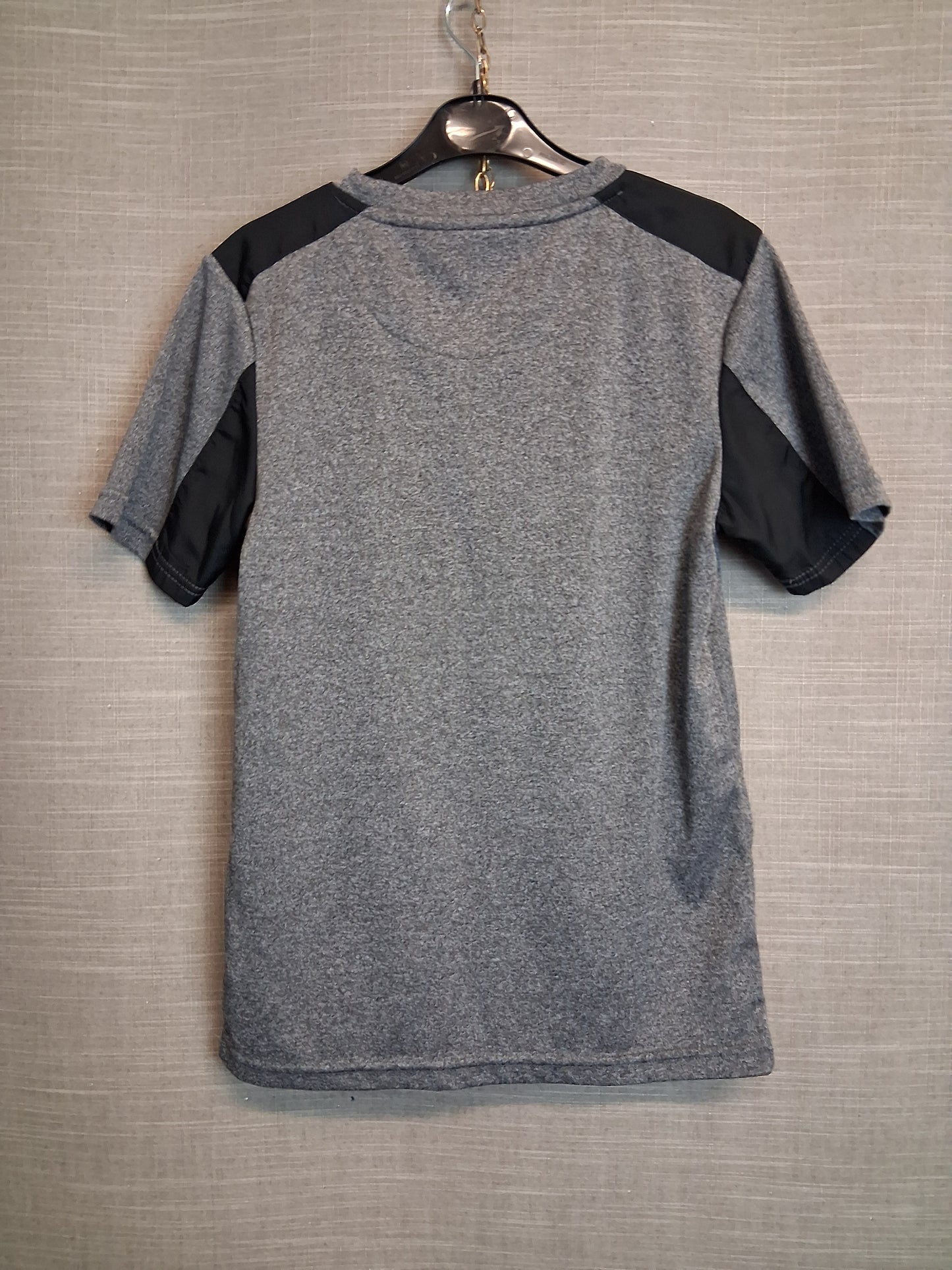 Supply and Demand Boys Grey Black T-Shirt Short Sleeve Age 8-9 Years