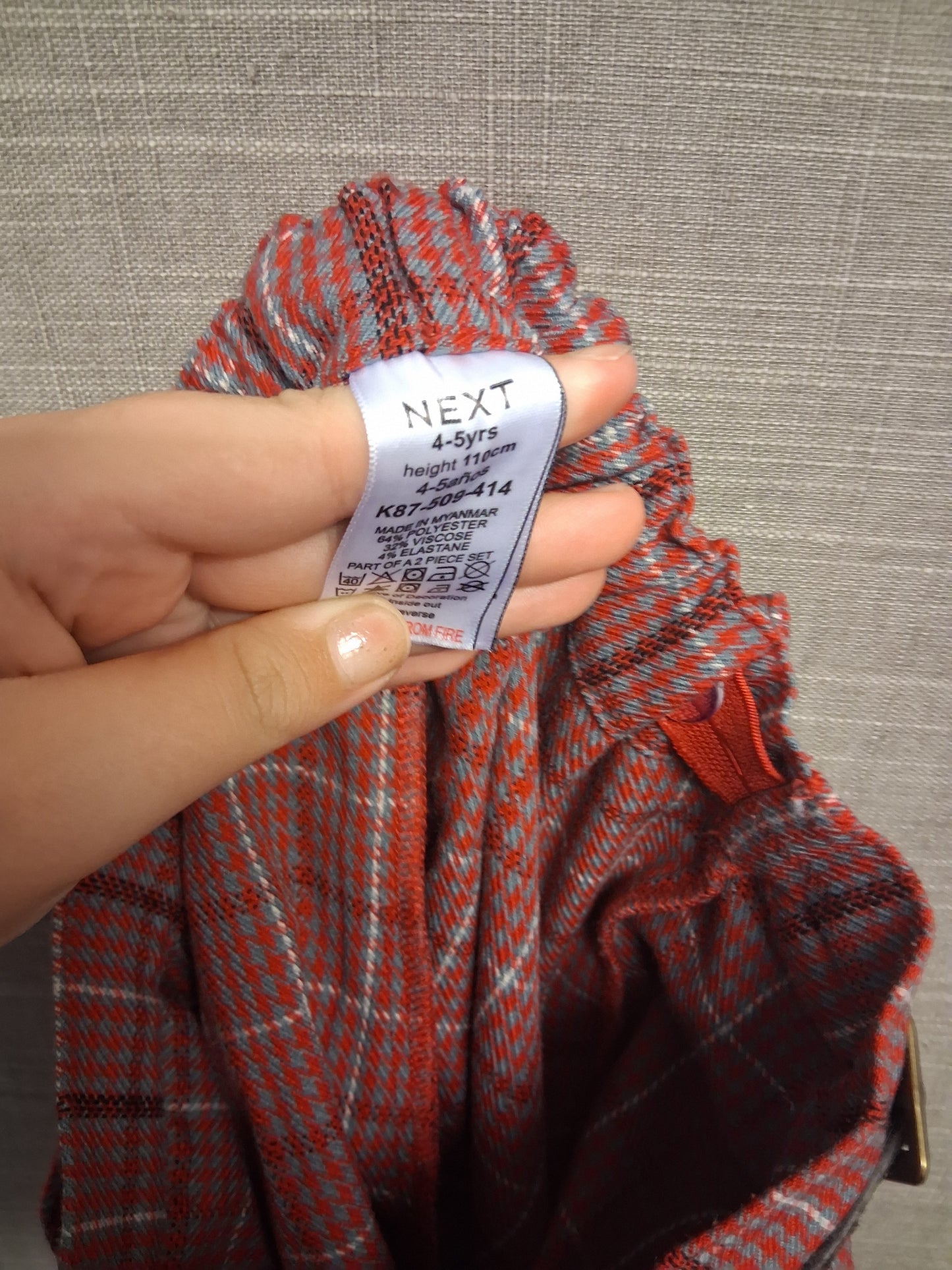 Next Girls Tarten Red Skorts Age 4-5 Years
