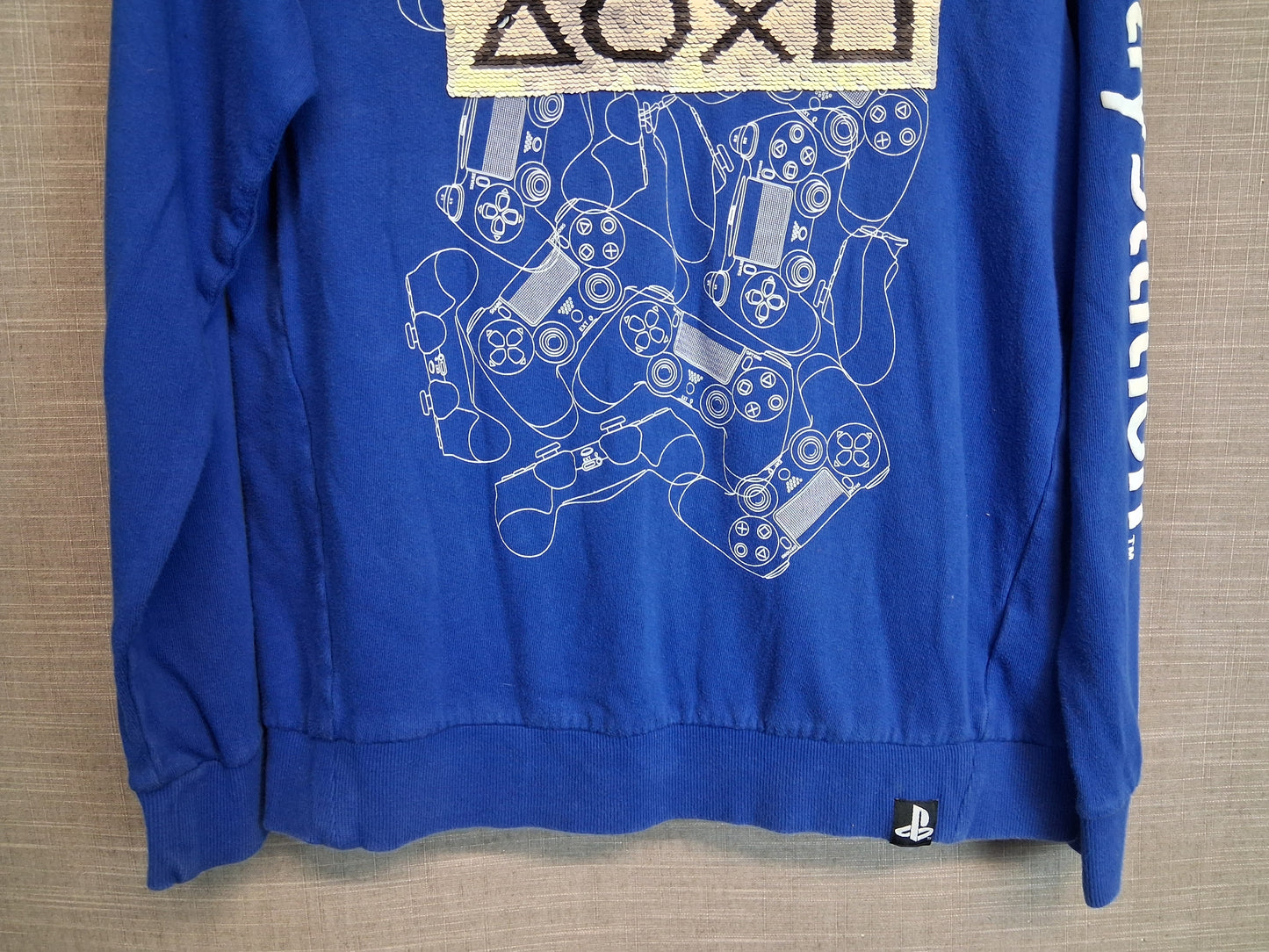 Next Boys PlayStation 2 Way Sequin Sweater Pullover Age 14 Years