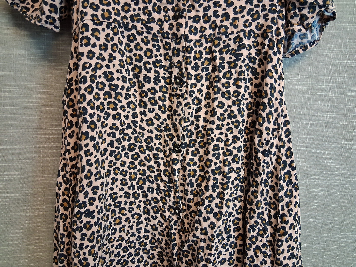 Next Girls Leopard Print Dress Age 6 Years
