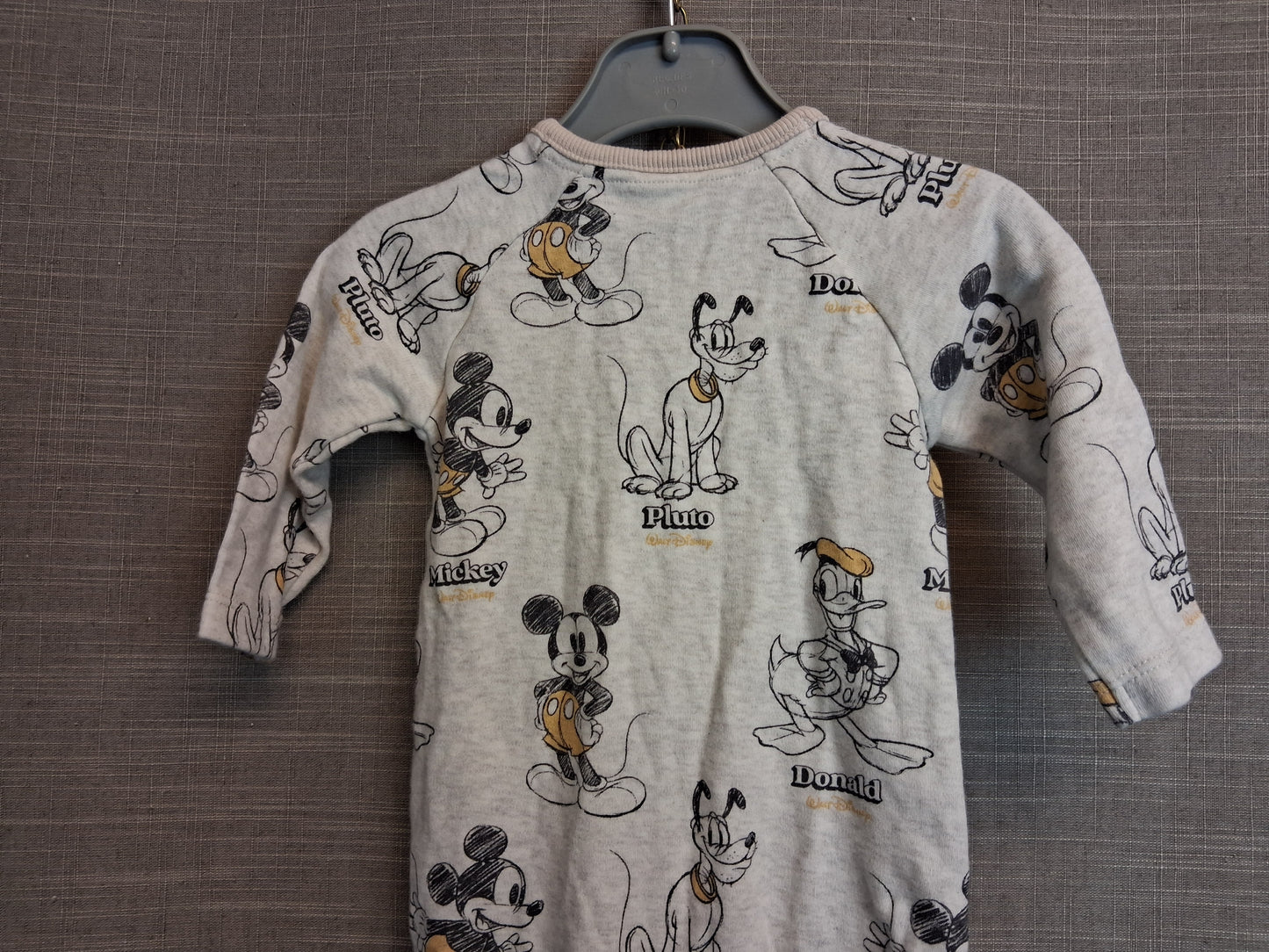 Disney Boys Mickey Mouse Sleepsuit Romper Age 3-6 Months