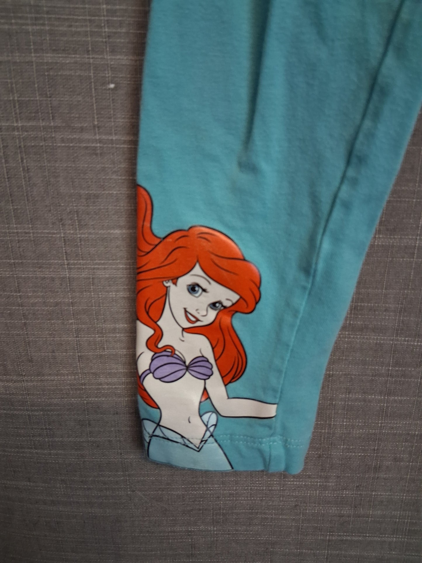 Marks & Spencer Girls Ariel Leggings Blue Age 5-6 Years