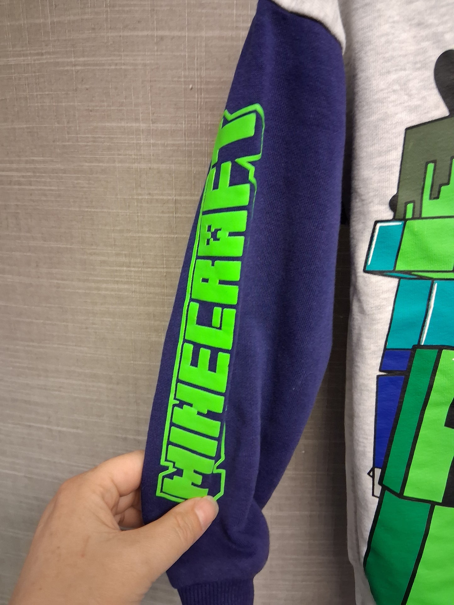 TU Minecraft Hoodie Multicolour Long Sleeve Age 6 Years