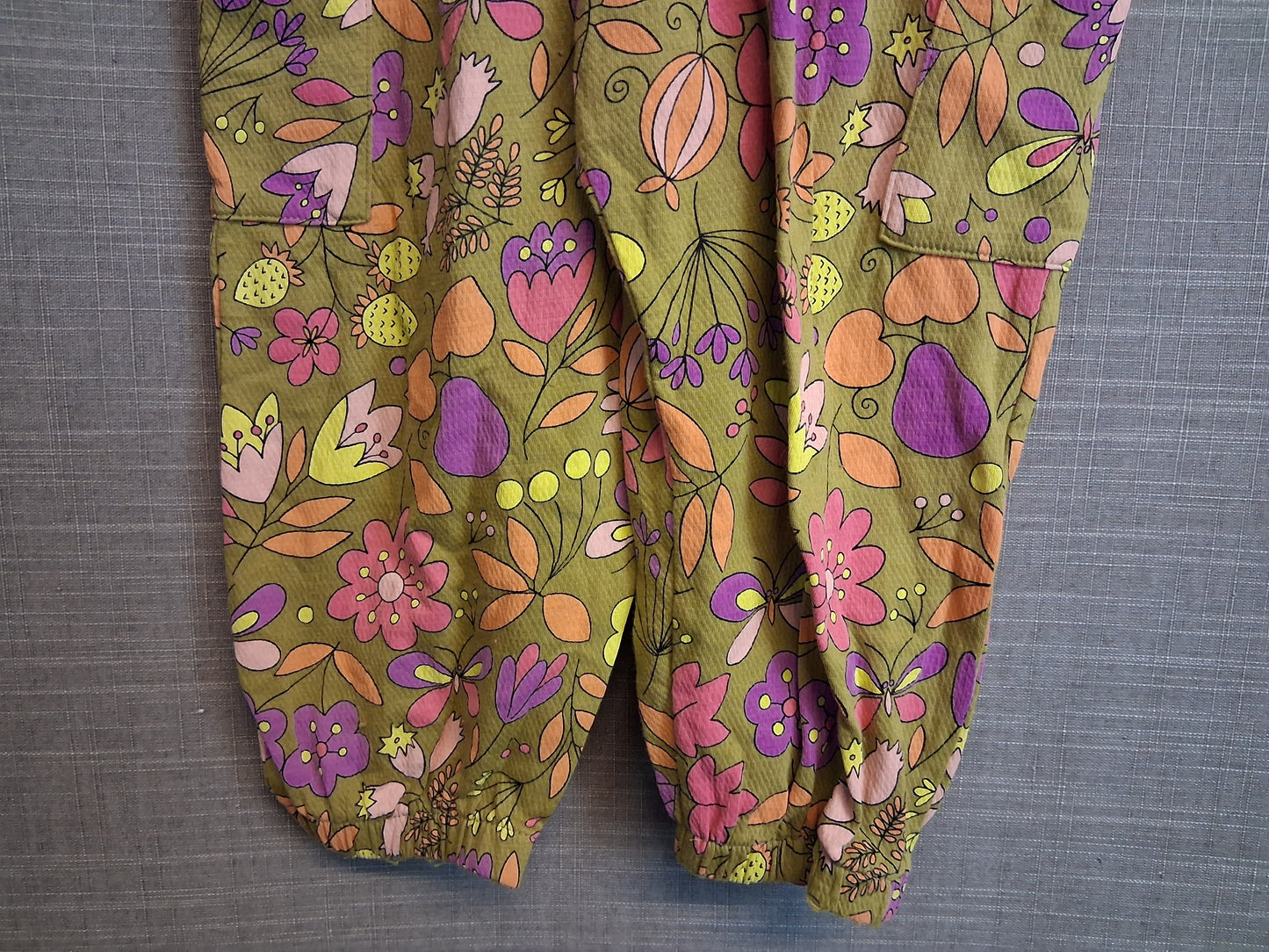 Next Girls Multicolour Floral Harem Style Trousers Age 2-3 Years